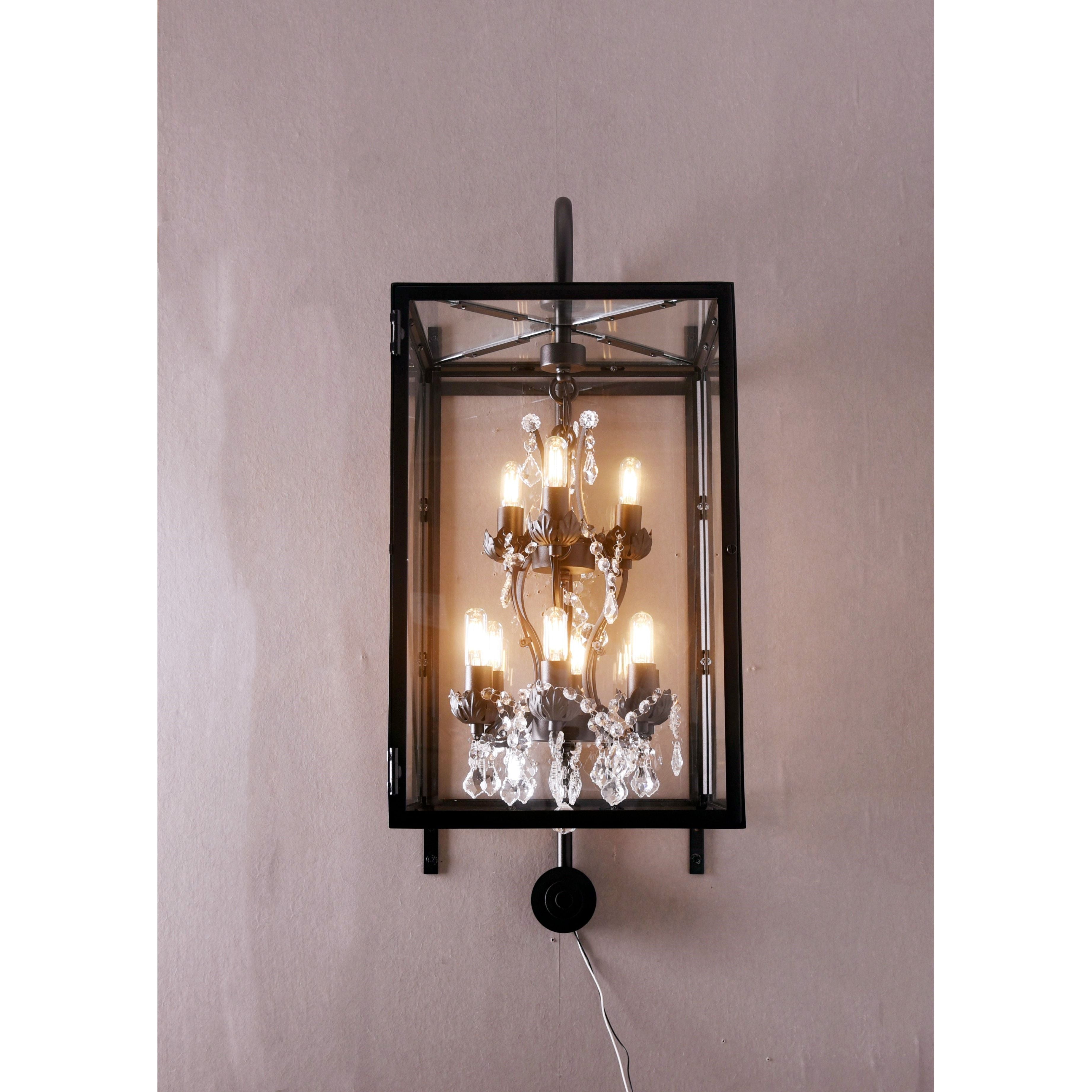 Outdoor Sconce Large Rococo Crystal Chandelier - Chandelier