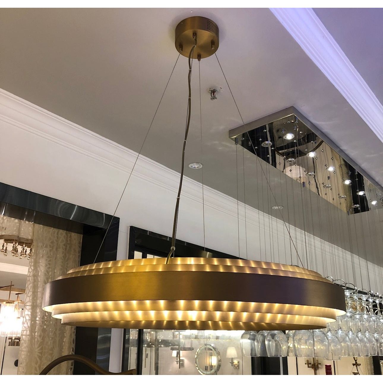 Limozi Multi-Ring Round Ring LED Chandelier - Italian Concept
