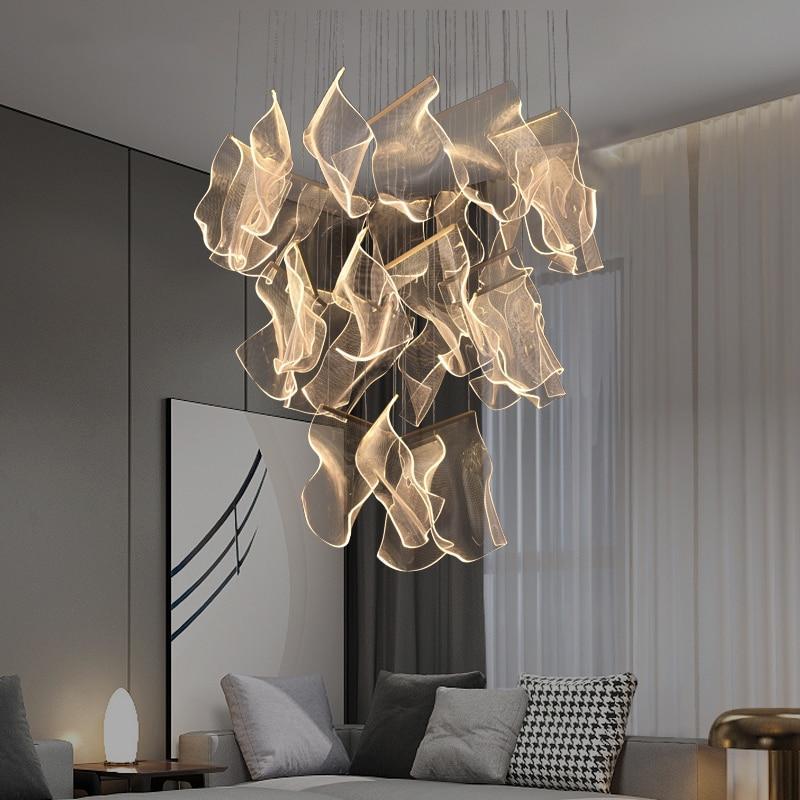 Axien Paper LED Foyer Pendant Light - Italian Concept -