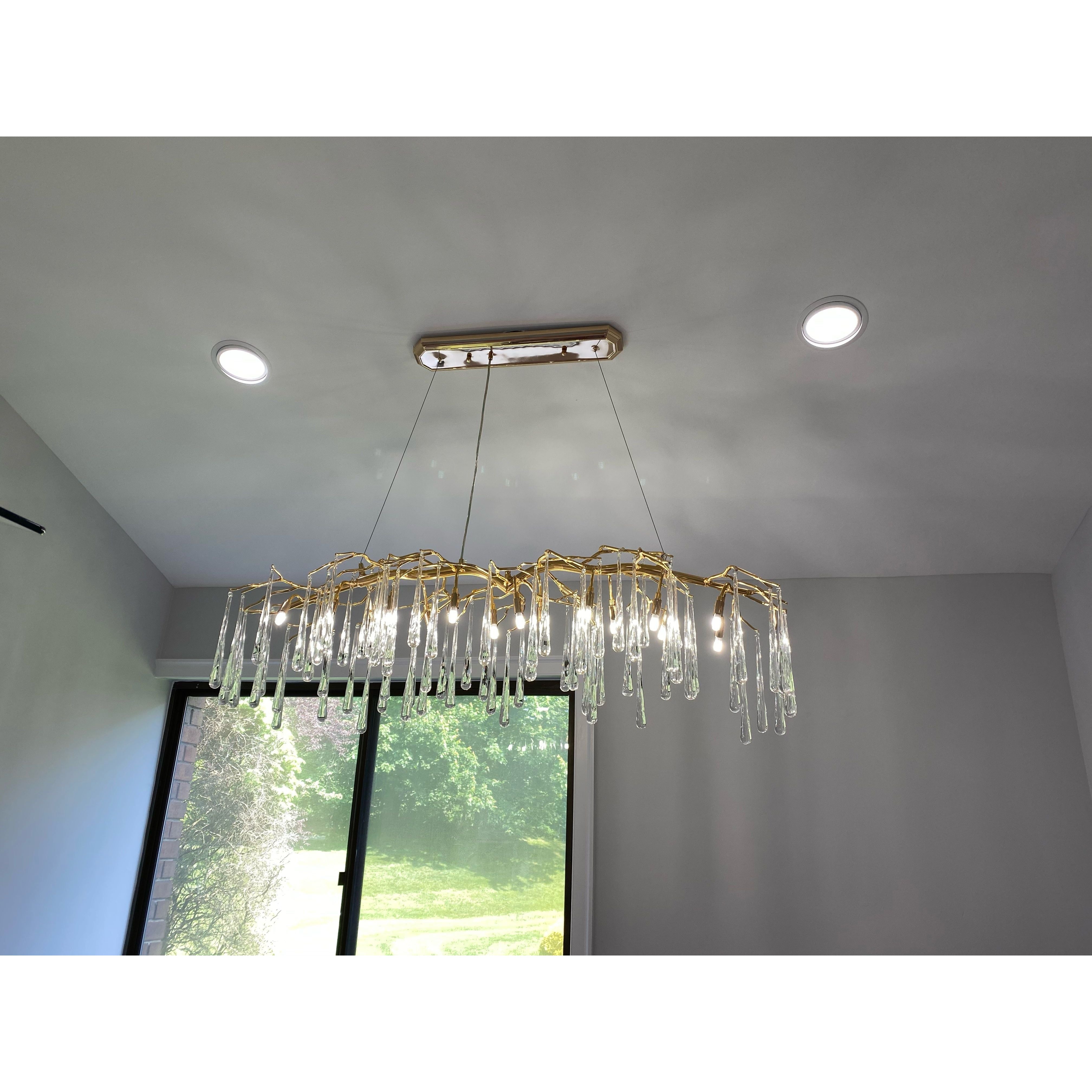 Livio Linear Organic Branching Chandelier - Italian Concept