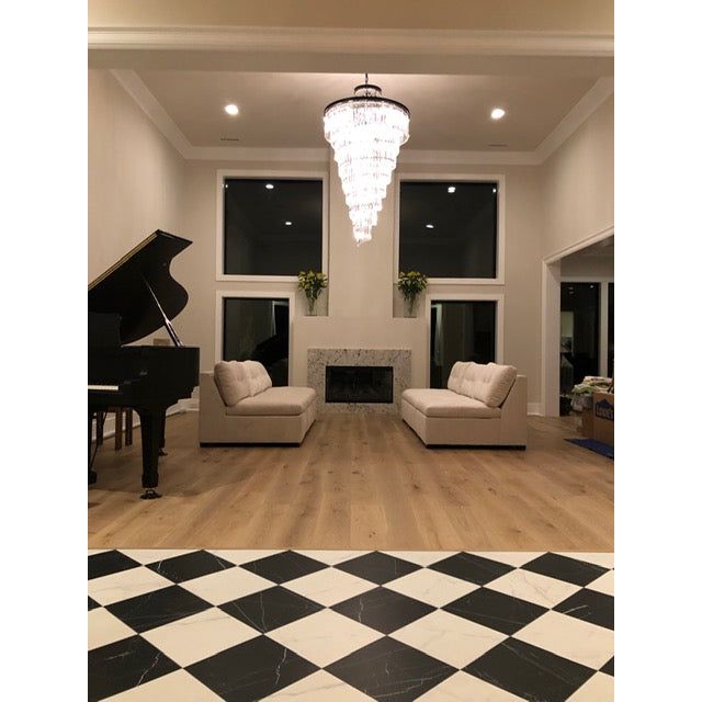 Apex Odeon Spiral Tiered/ Layered Crystal Fringe Chandelier 36" - Italian Concept -