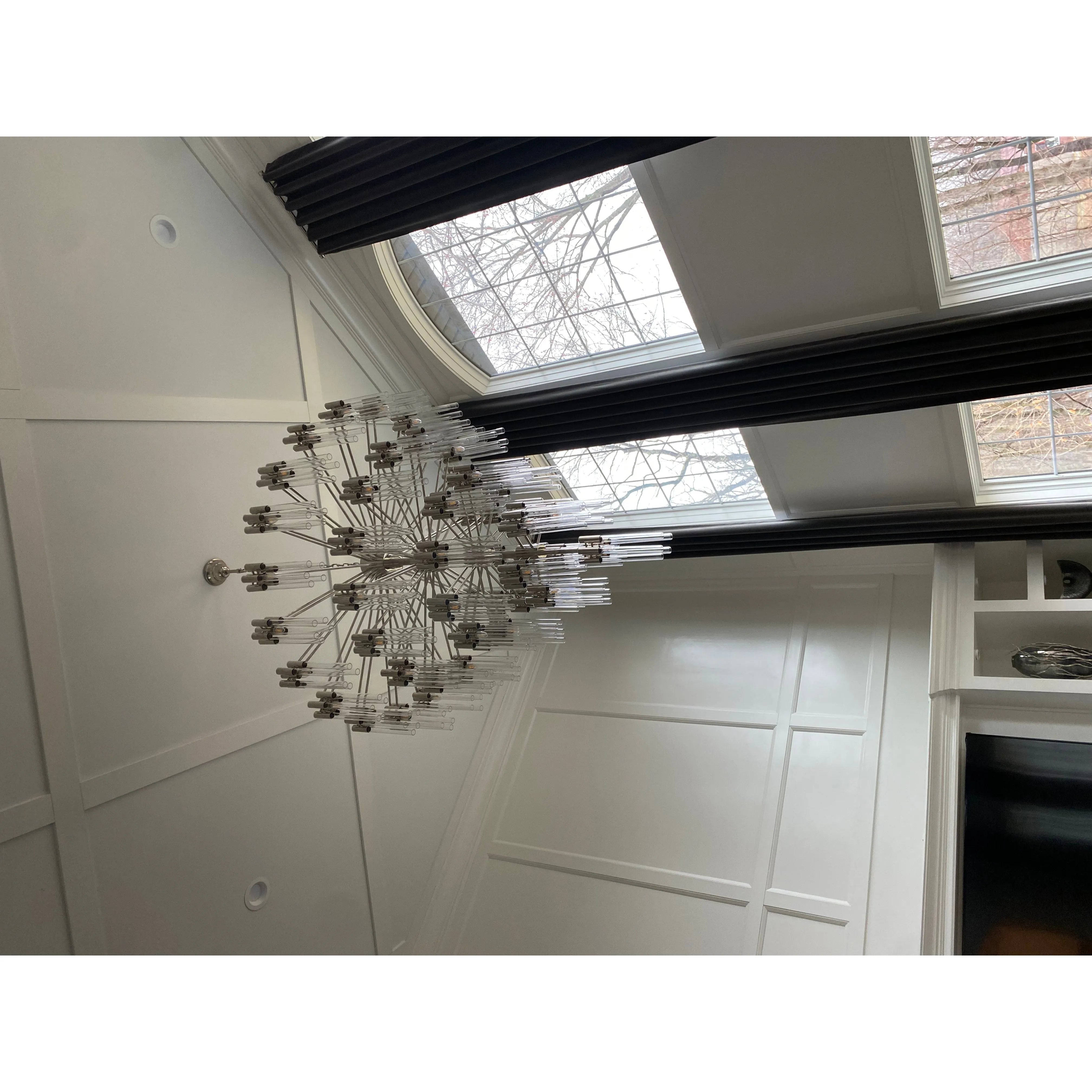 Eminence Waterfall Tubular Foyer Chandelier - Italian Concept -
