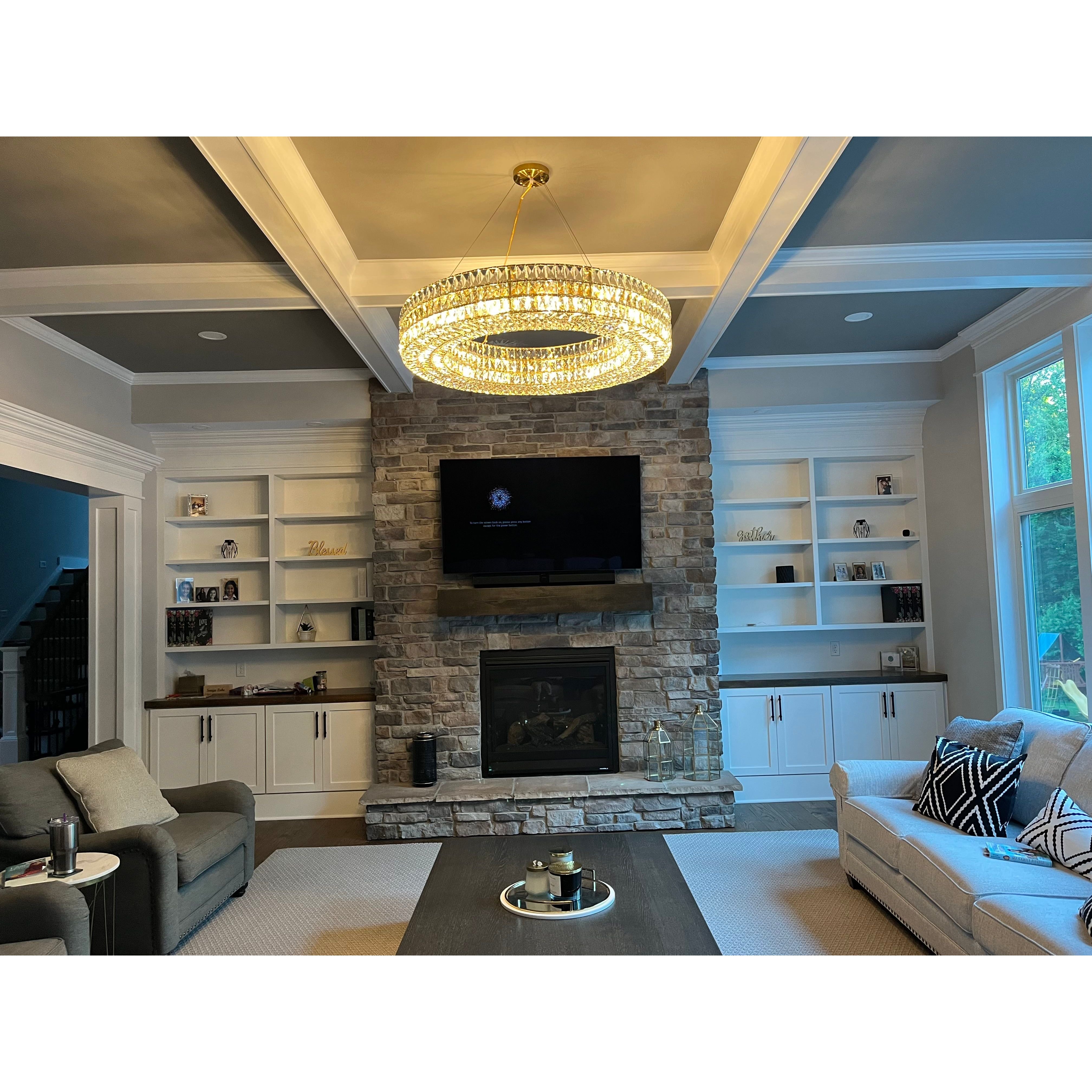 Mia Round Crystal Ring Chandelier - Italian Concept