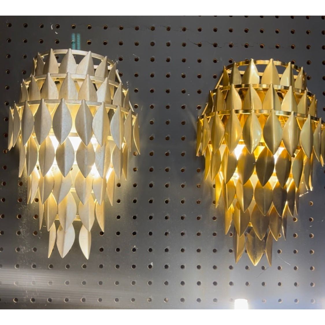 Maison Bouton Metal Leaf Sconce - Italian Concept