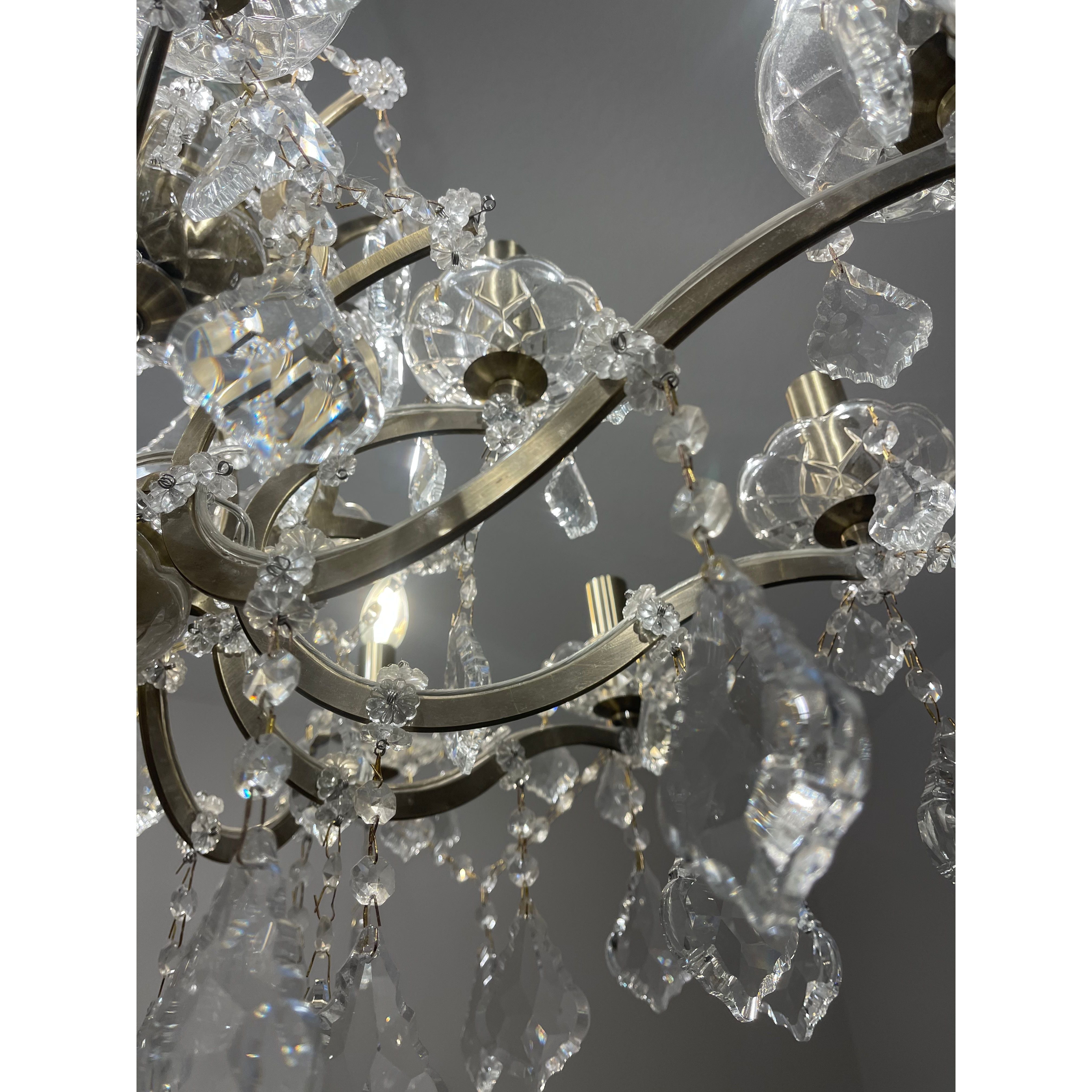 18 Light Maria Theresa Crystal Chandelier - Italian Concept -