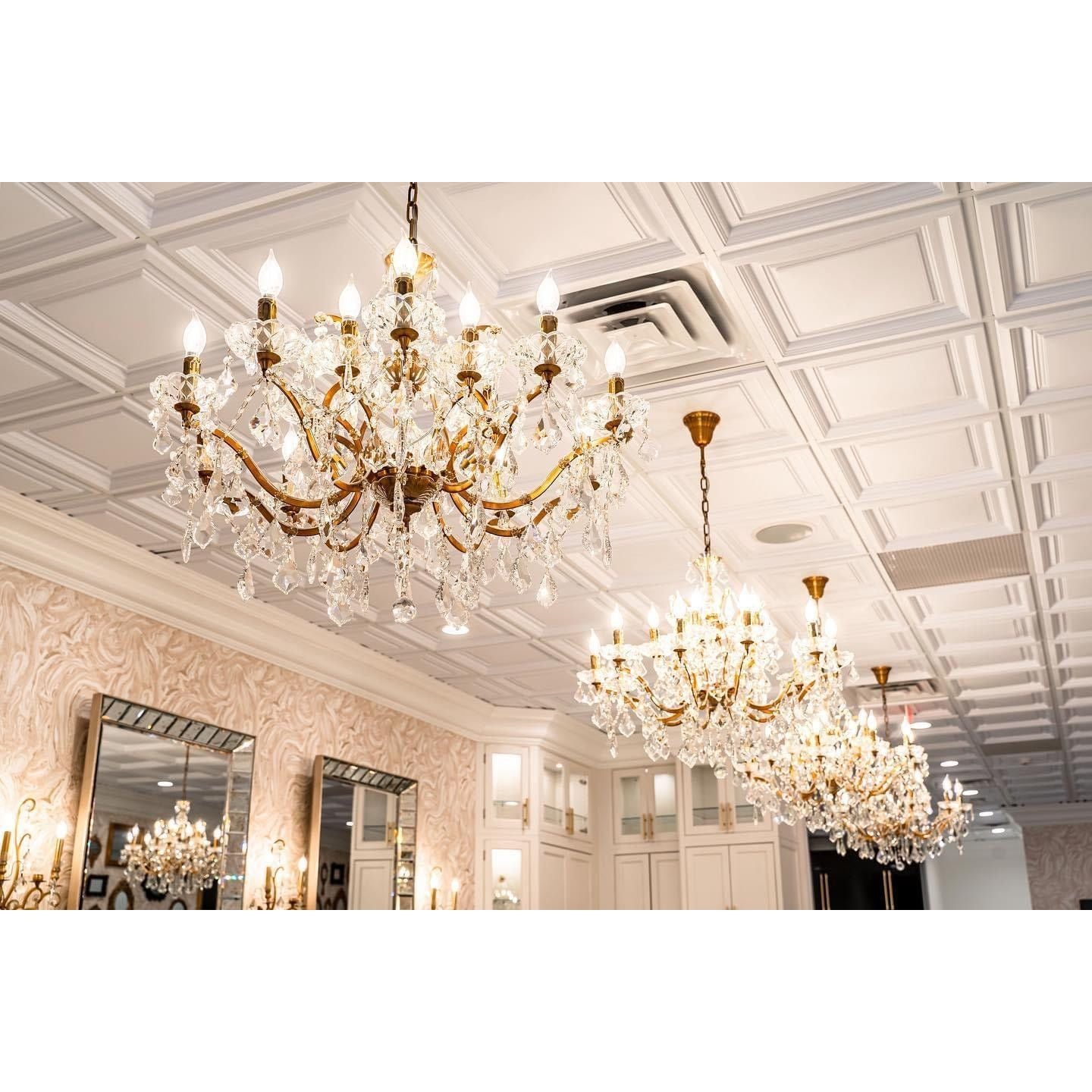 12 Light Maria Theresa Crystal Chandelier - Italian Concept