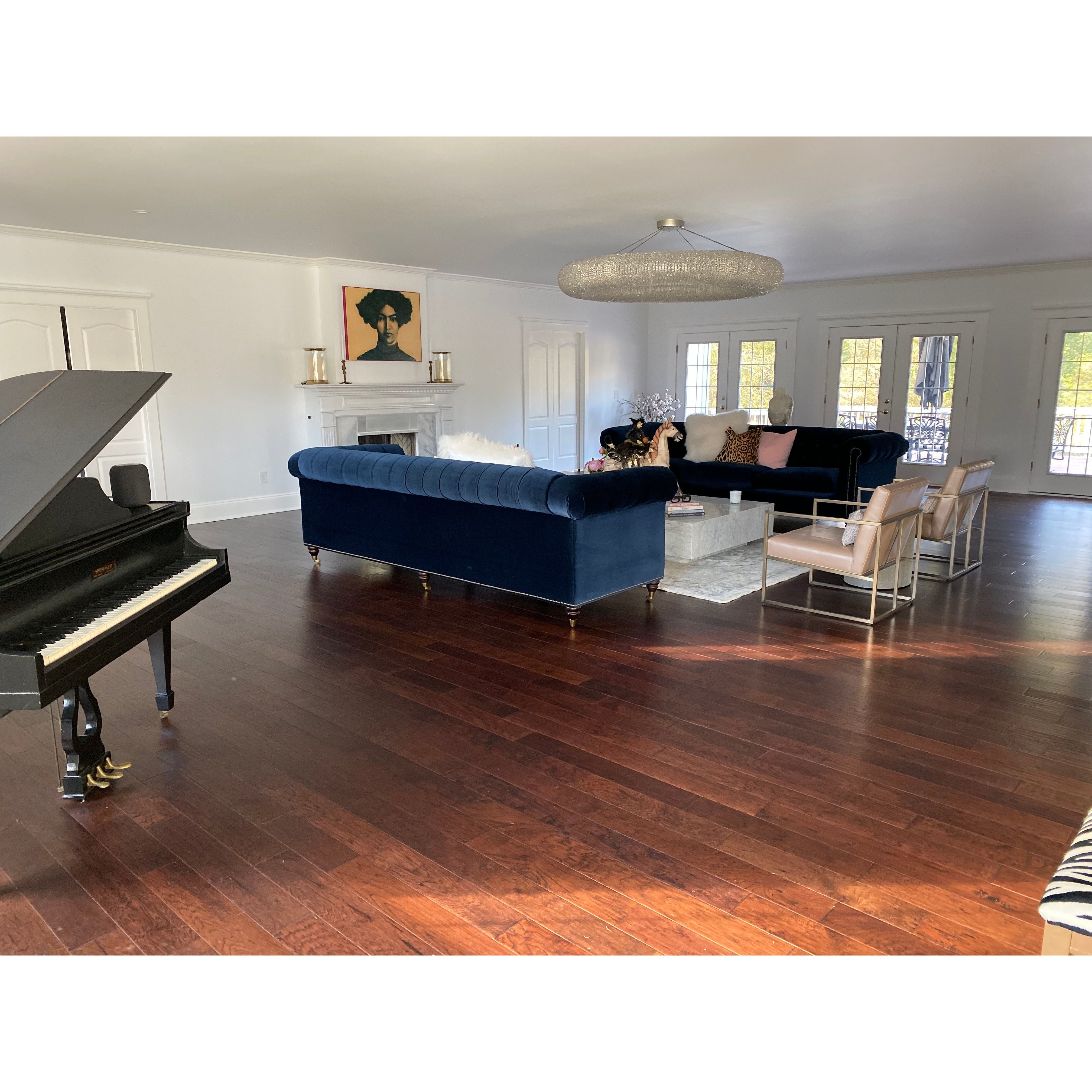 Empire Halo Round Crystal Ring Beaded Chandelier - Italian Concept