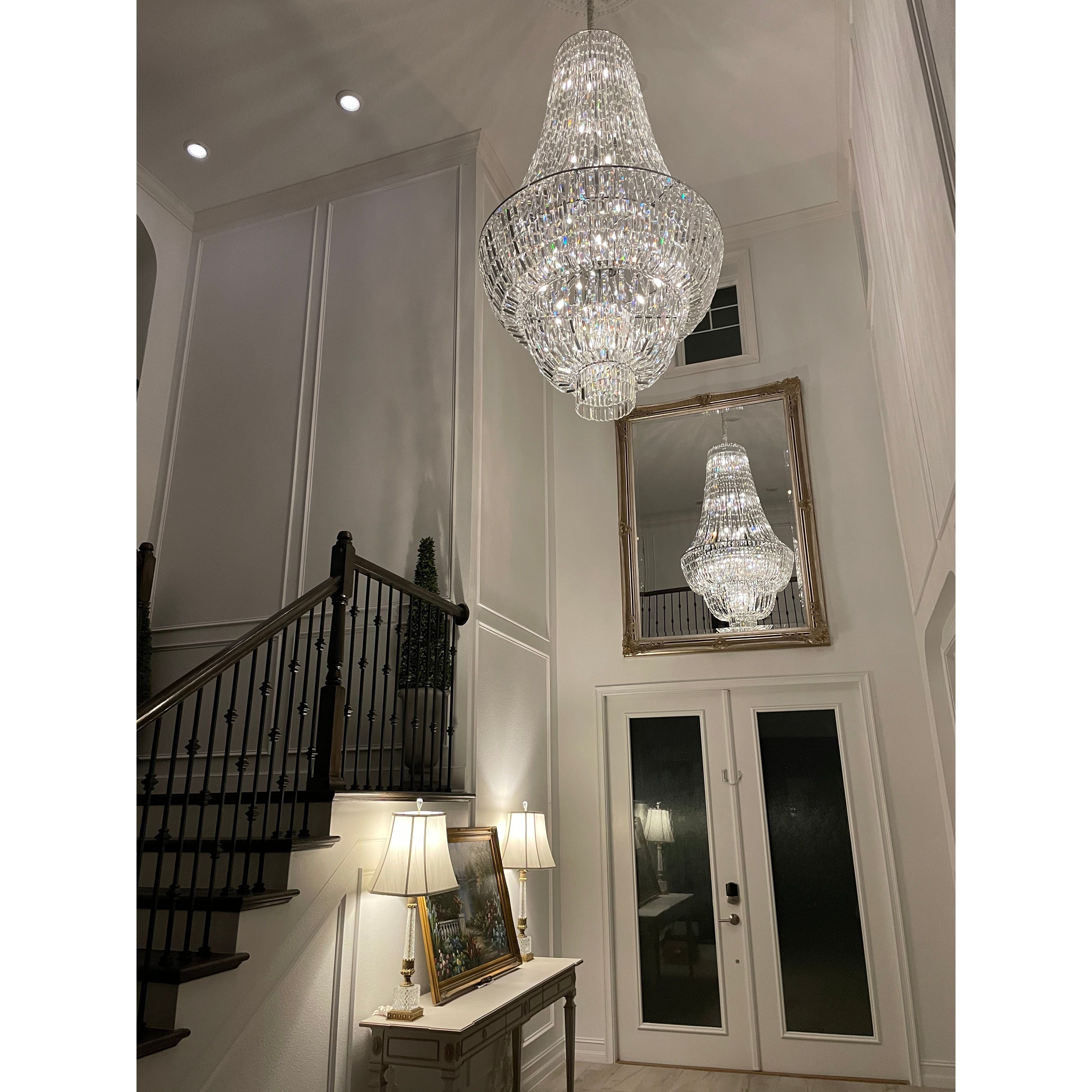 Andreas Empire Crystal Prysm Chandelier - Italian Concept -