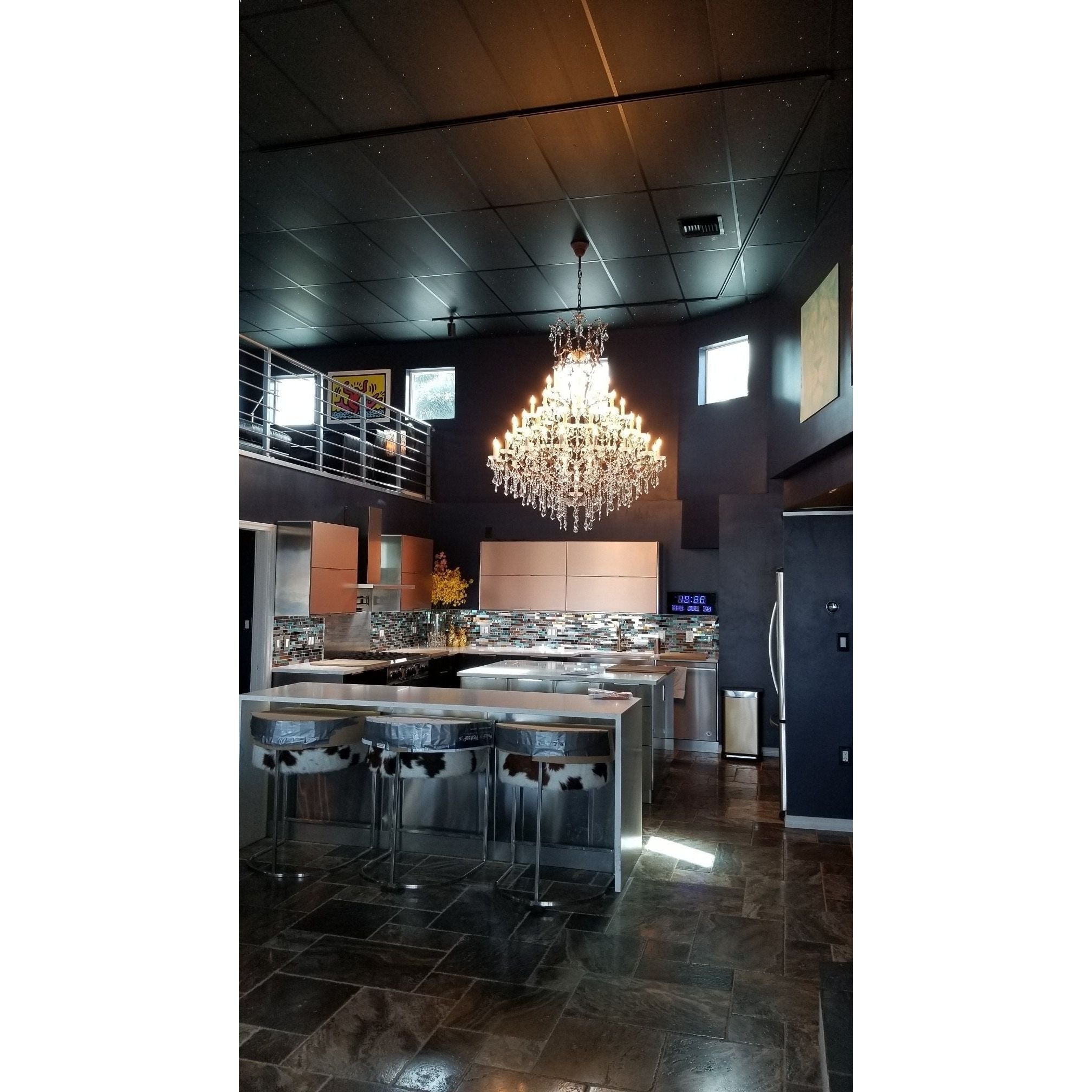 50 Light 60” Rococo Maria Theresa Crystal Chandelier - Italian Concept -