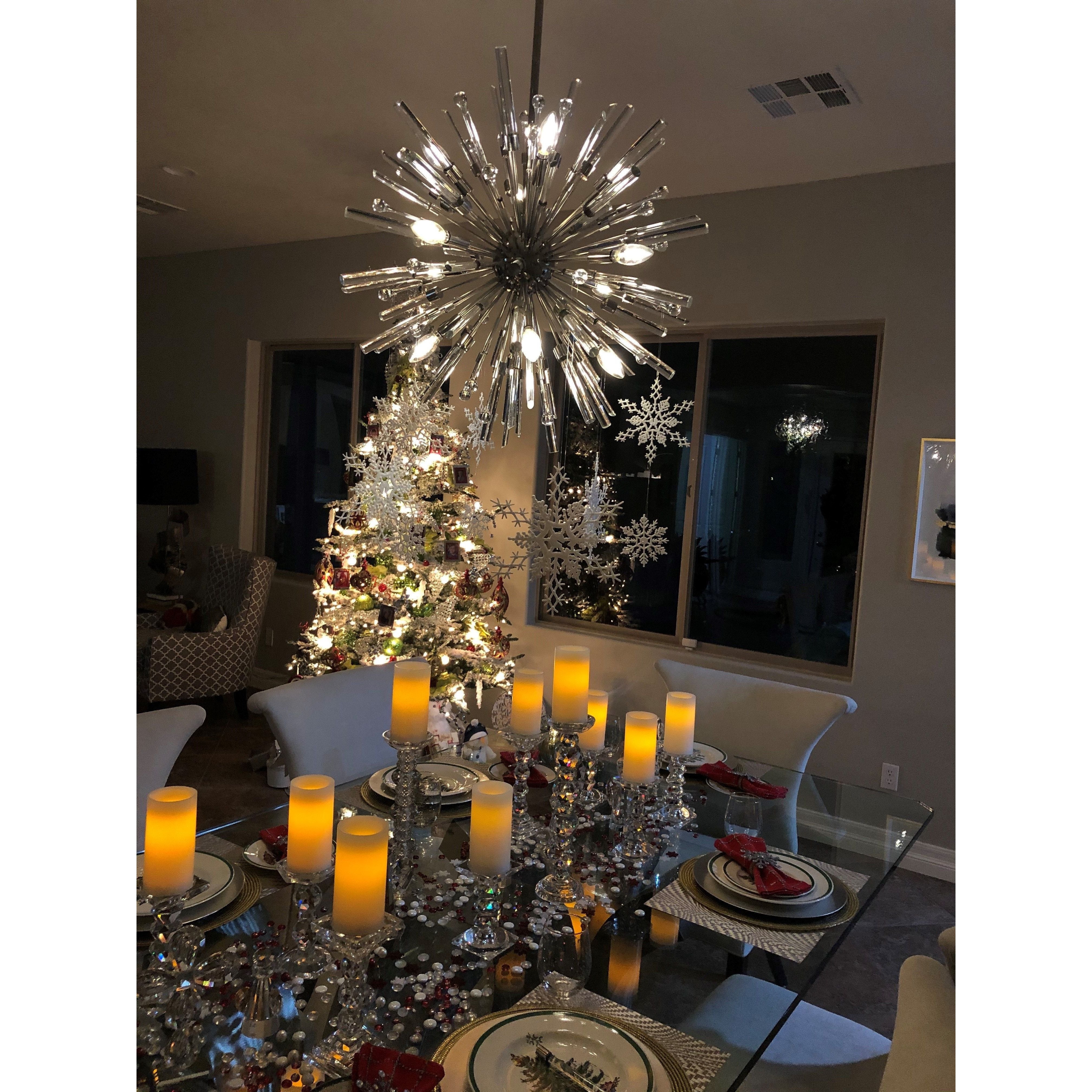 Aisar Sputnik Stardust Starburst Chandelier - Italian Concept -