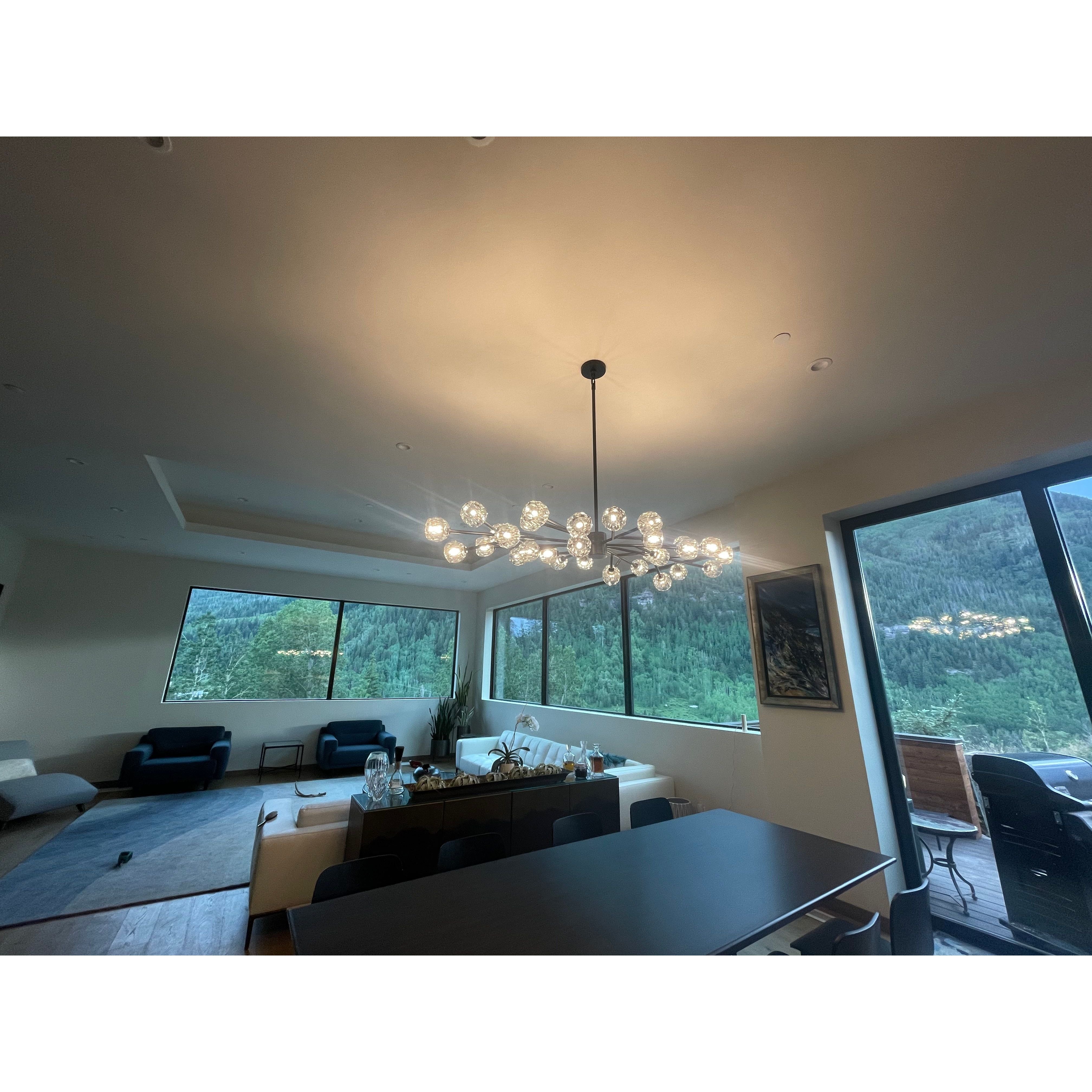 Blu Dior Branching Crystal Chandelier - Italian Concept -