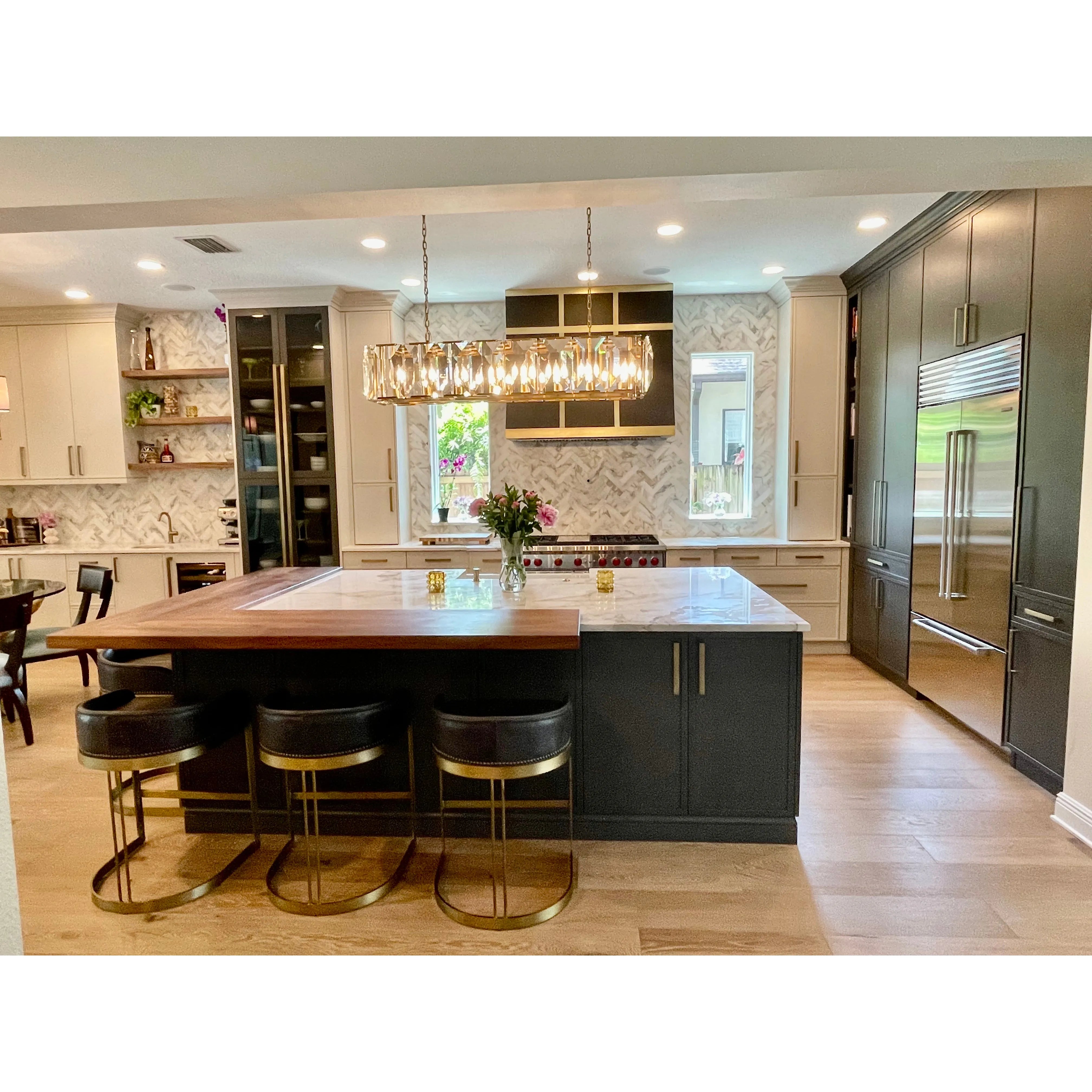 Tundra Crystal Rectangular Chandelier - Italian Concept