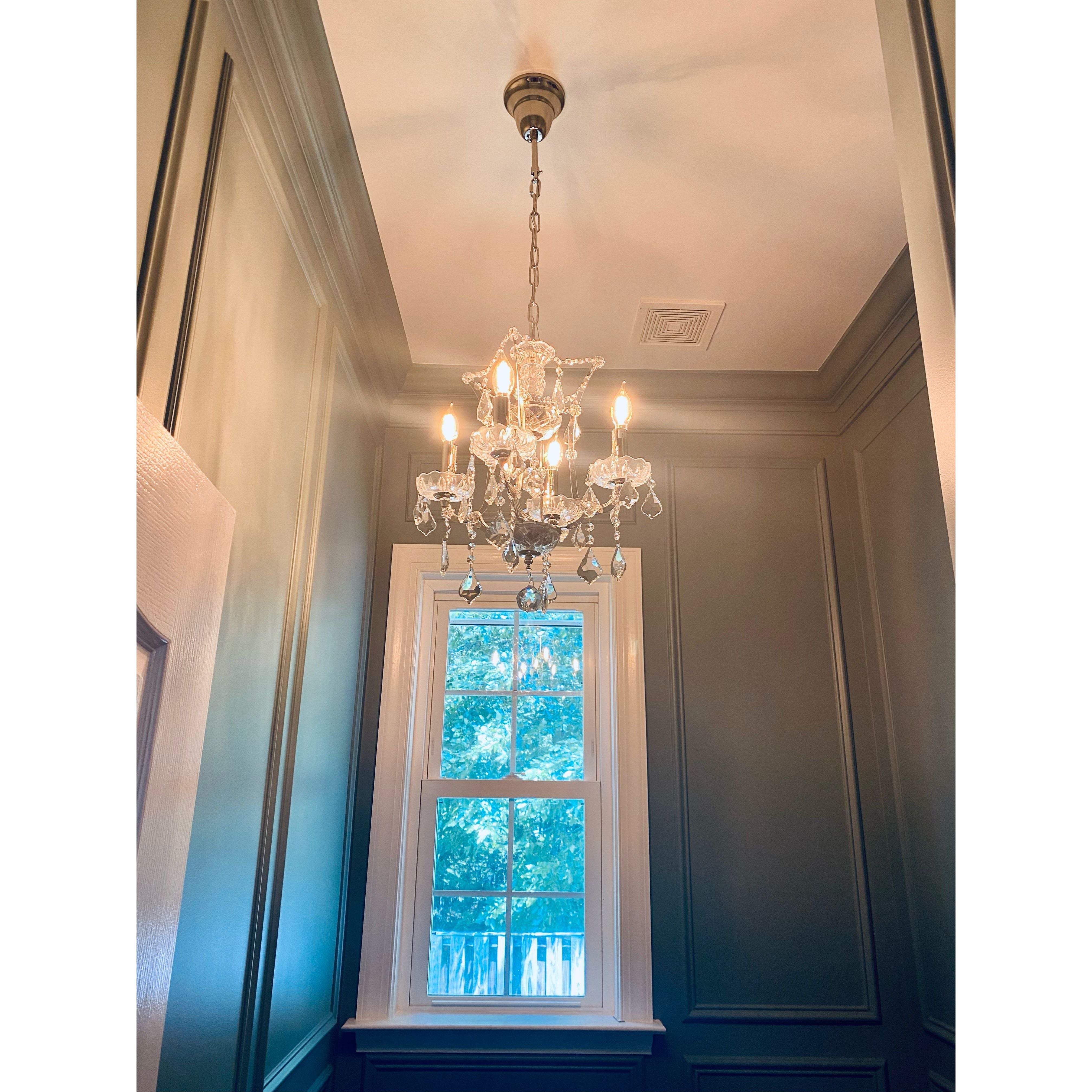 4 Light Maria Theresa Crystal Chandelier - Italian Concept -