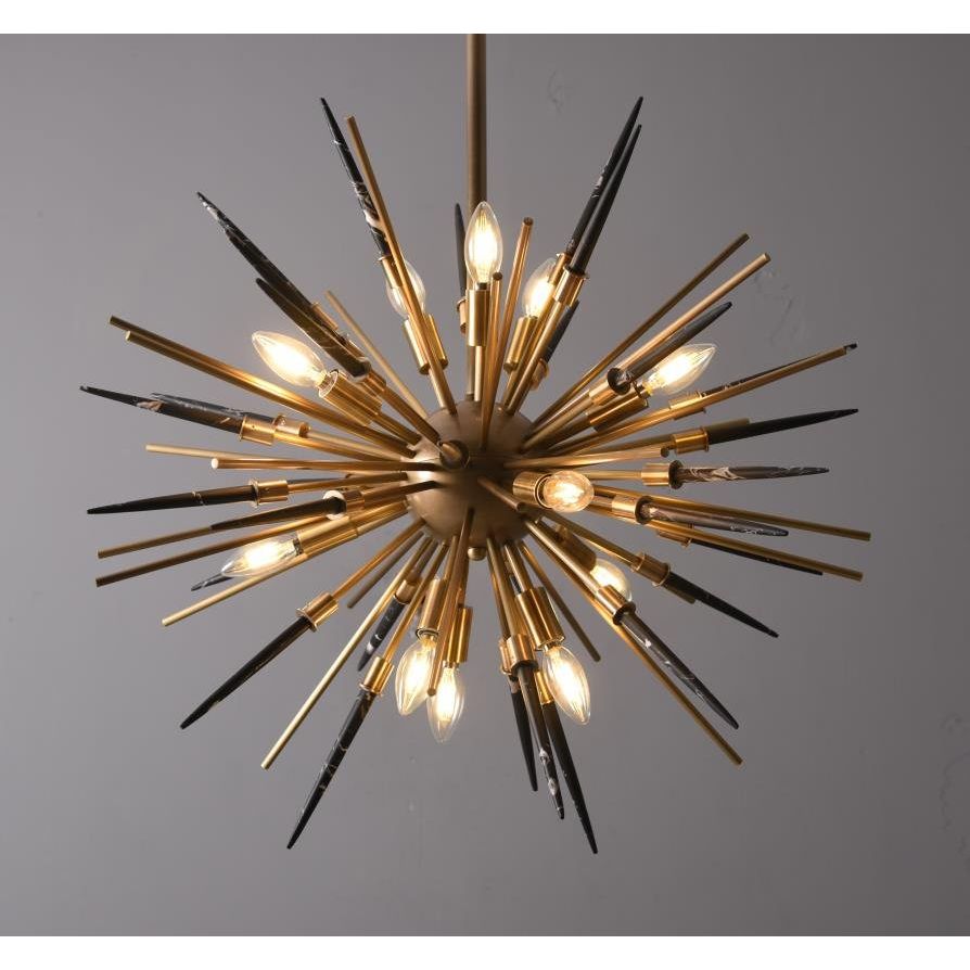 Marble Sputnik Starburst Chandelier - Italian Concept - Size