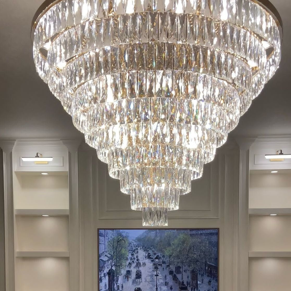 Glacier Odeon Crystal Fringe Chandelier - Italian Concept