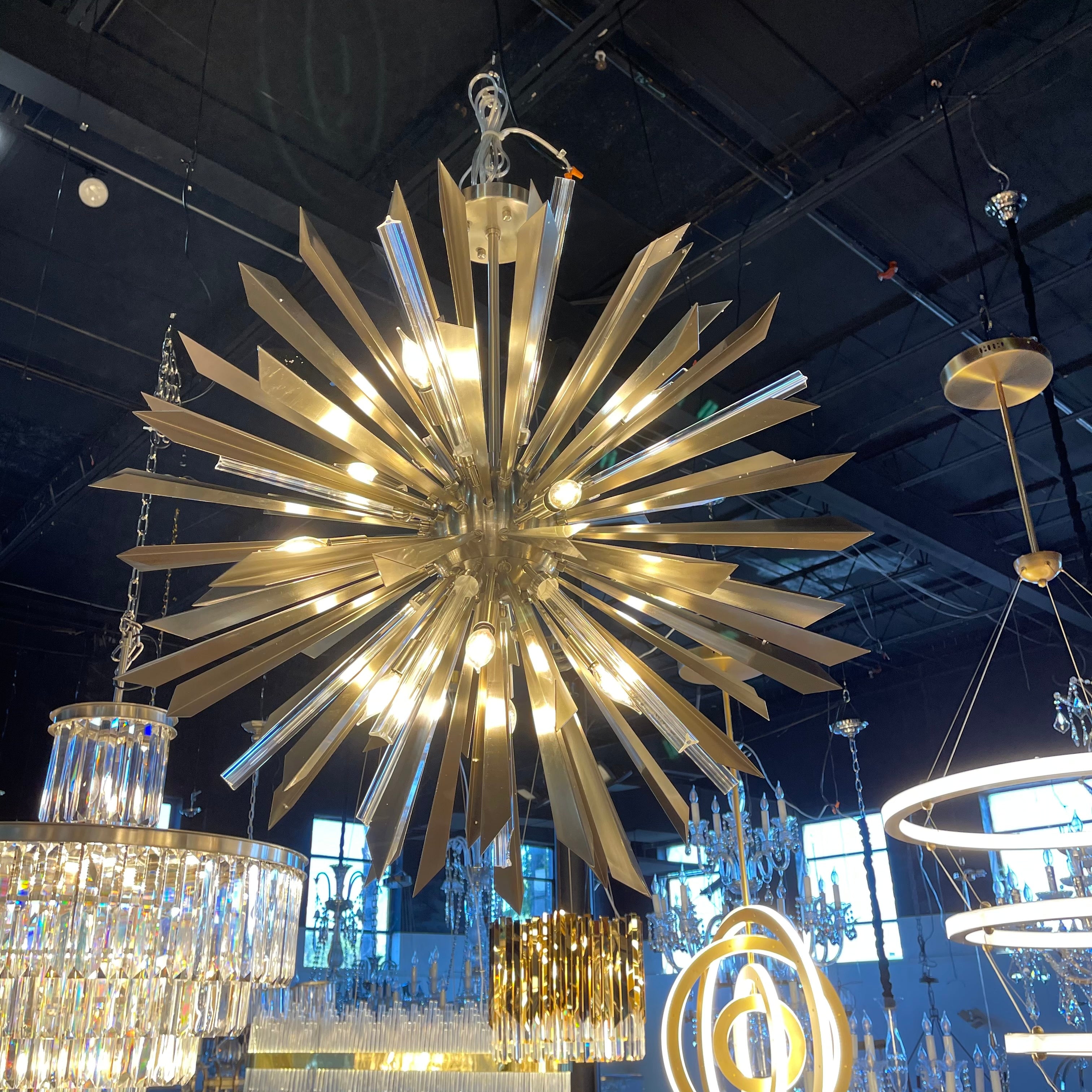 Verona Sputnik Stardust Starburst Chandelier - Italian Concept