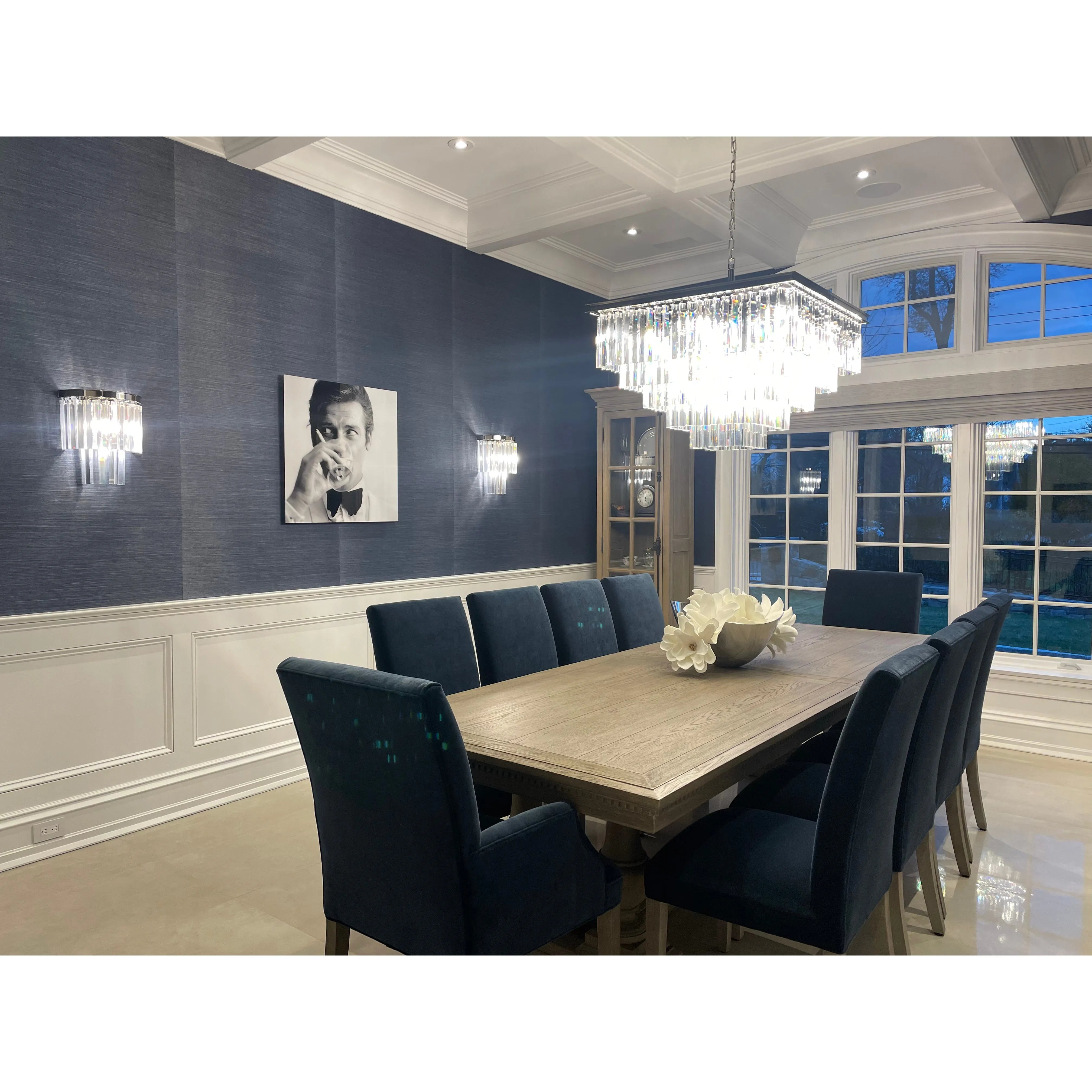 Apex 5-Tier Square Odeon Crystal Chandelier - Italian Concept
