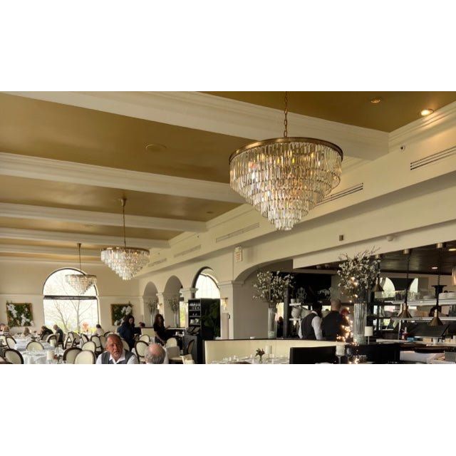 7-Tier Odeon Crystal Fringe Chandelier - Italian Concept -