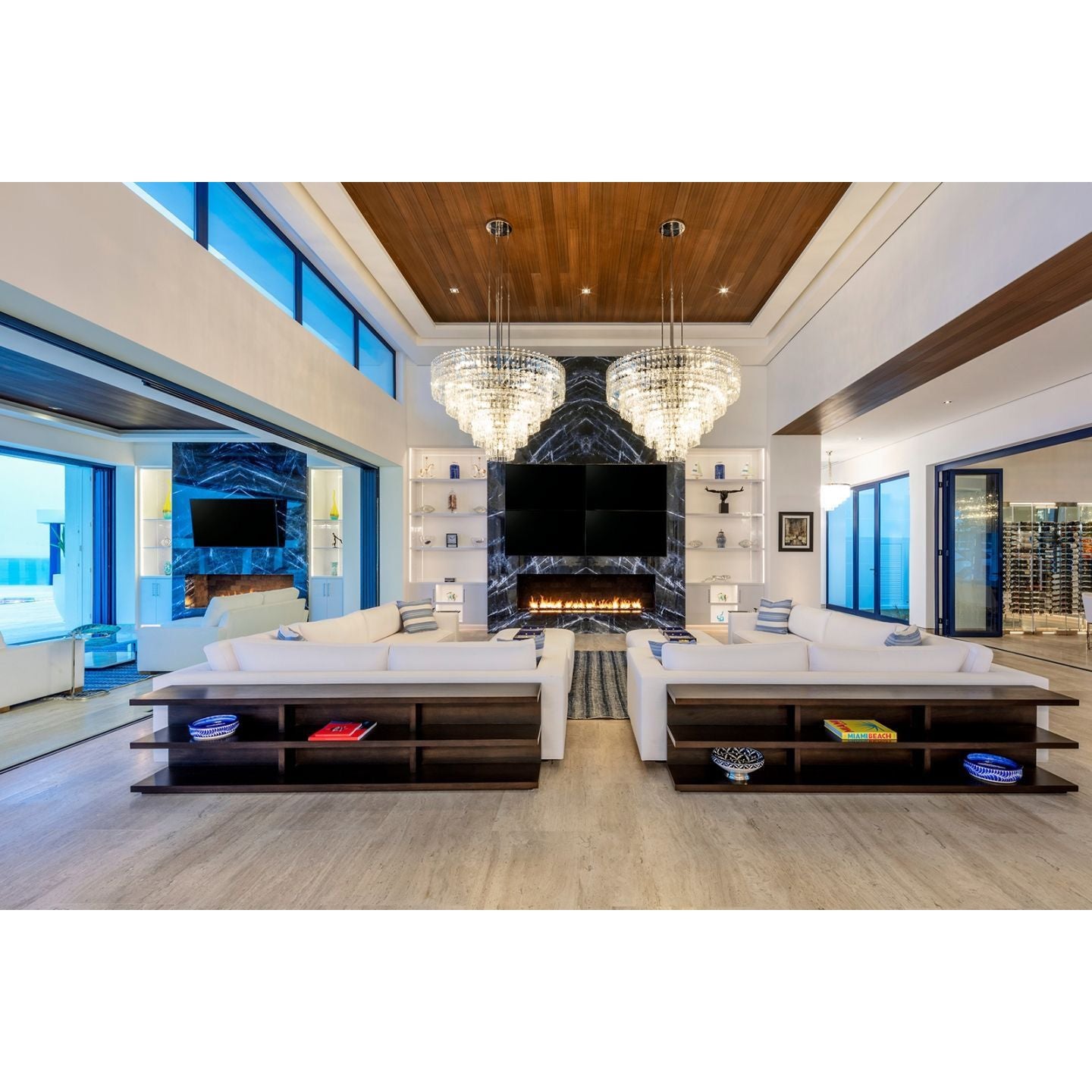 Kensington Round Crystal Chandelier - Italian Concept