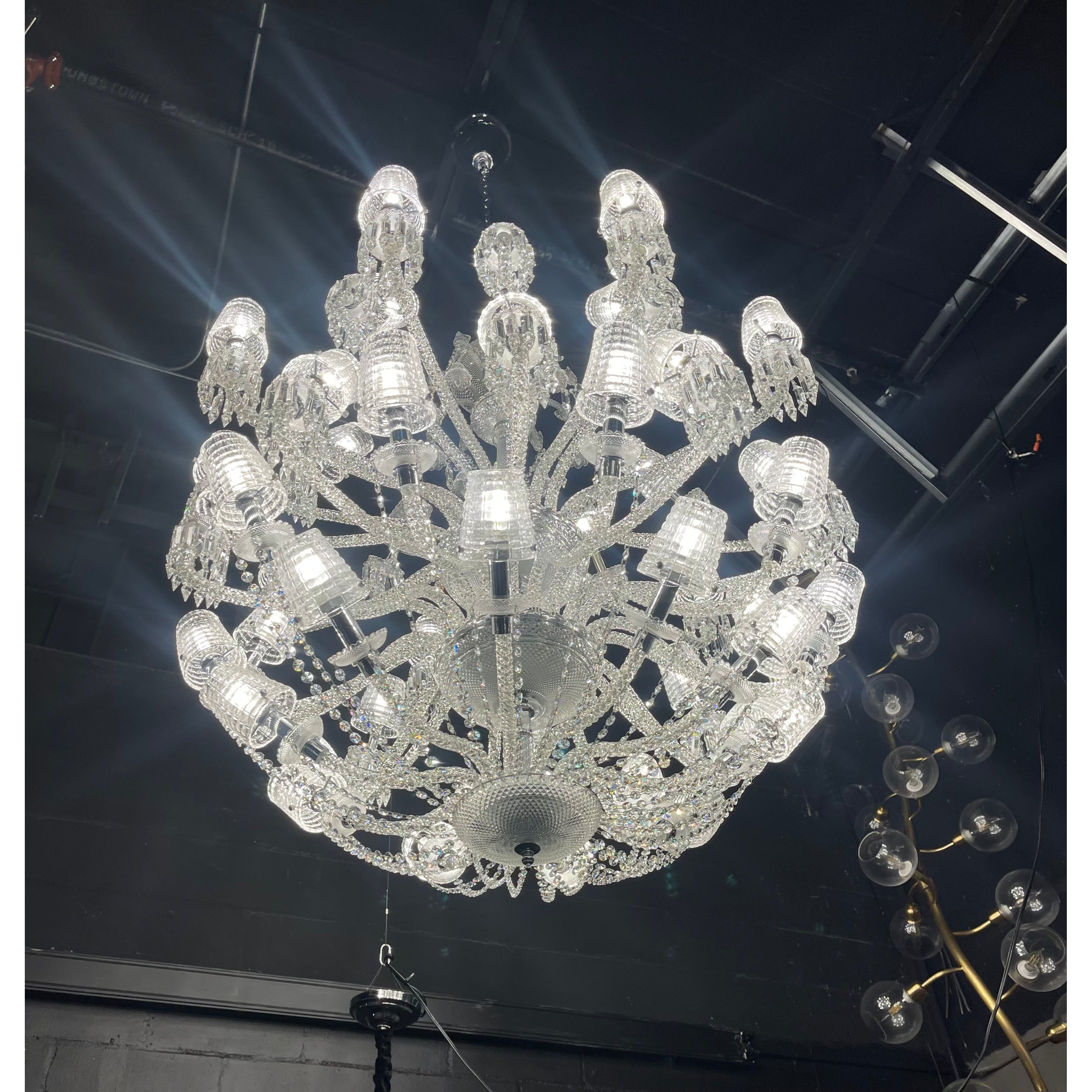Adeline Leaded Round 50 Light Crystal Chandelier - Italian Concept -