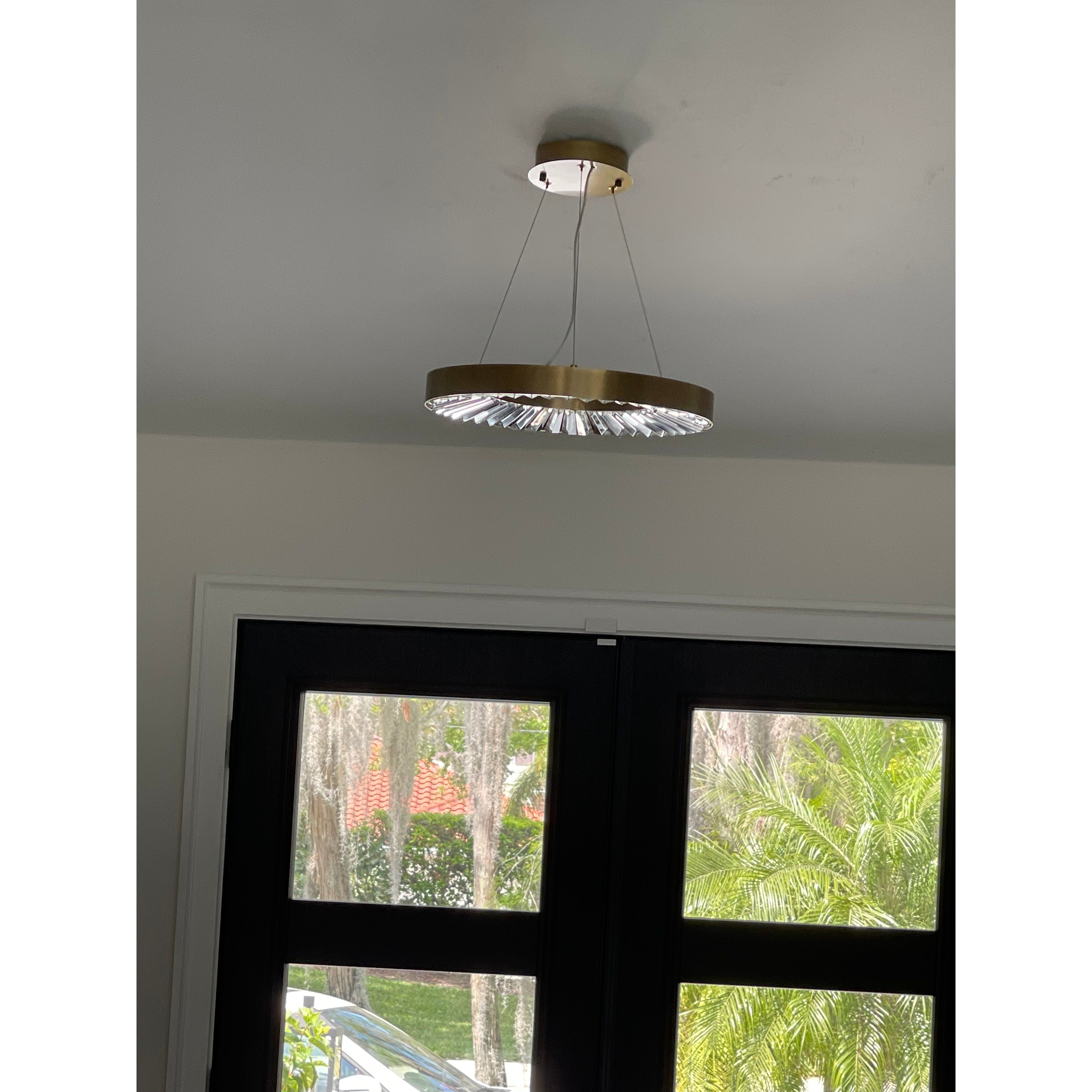 Liam Tiered Round Ring LED Chandelier - Italian Concept