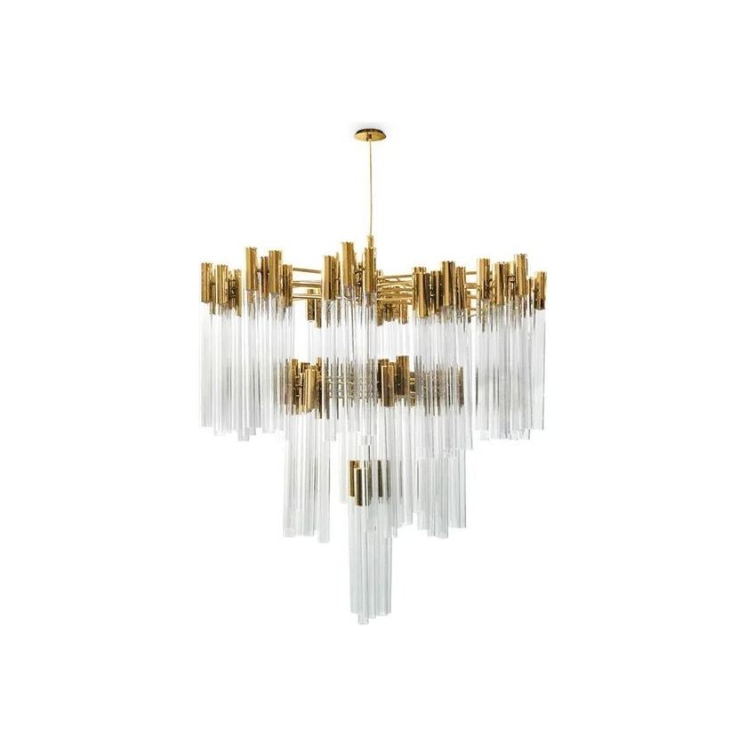 Eminence Tubular Glass Chandelier - Italian Concept