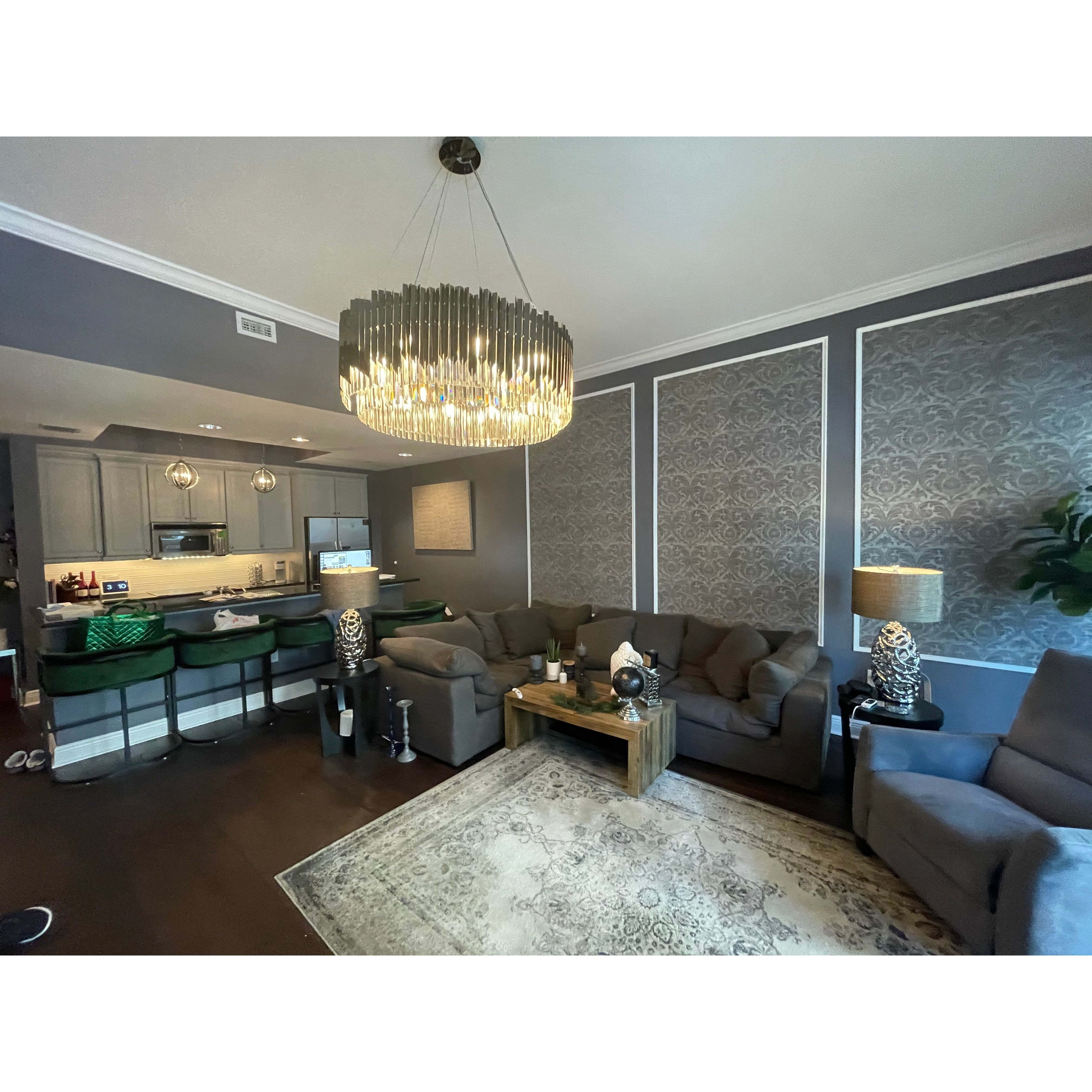 Arrows Steel Crystal Chandelier Round - Italian Concept -
