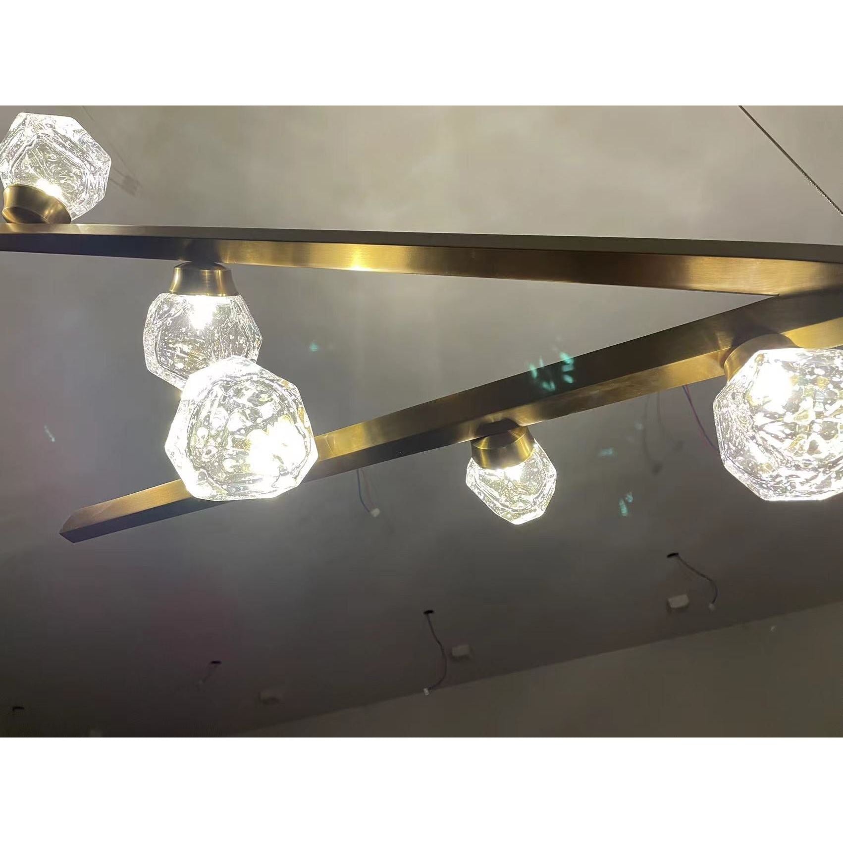 Maya Linear Branching Tree Crystal Chandelier - Italian Concept -