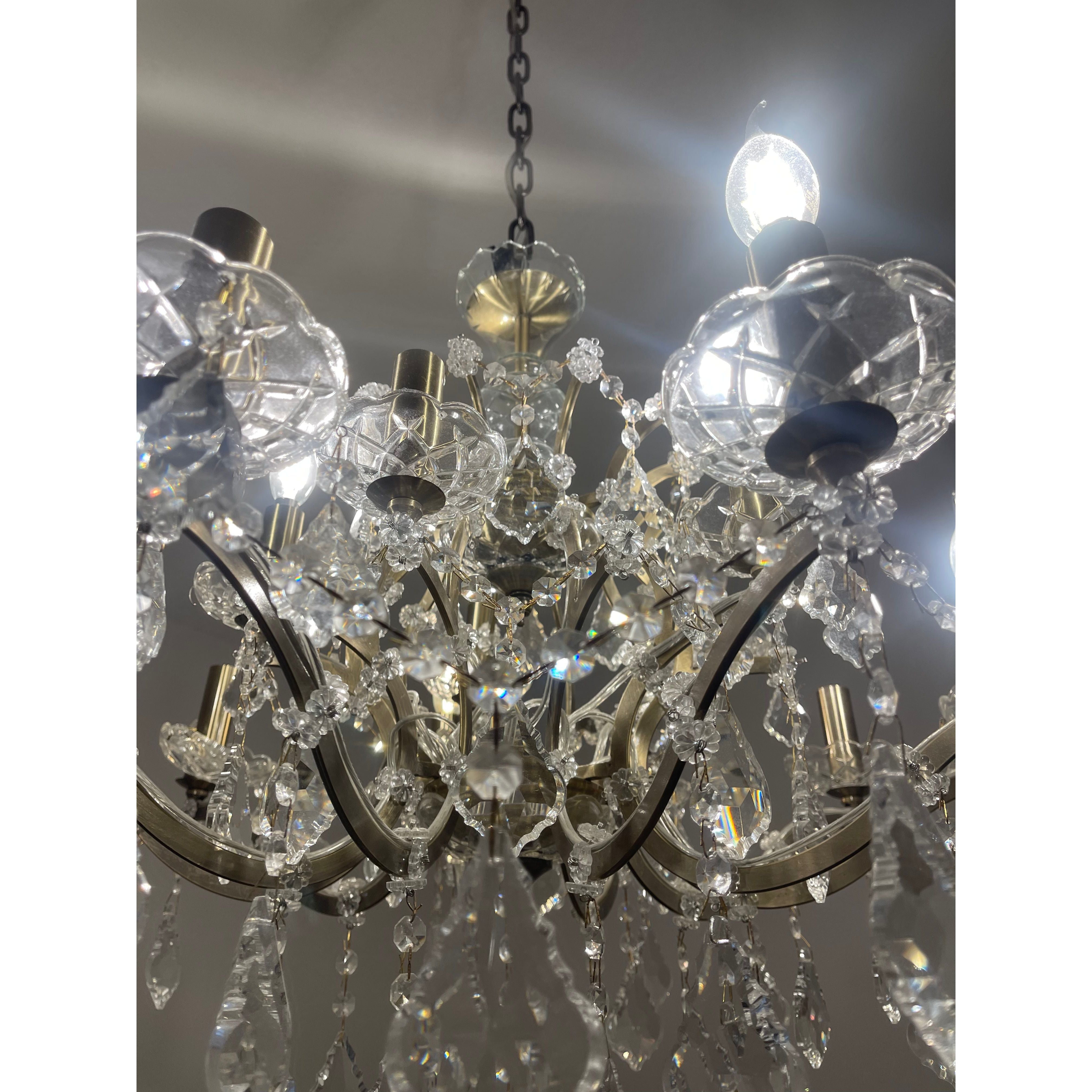 18 Light Maria Theresa Crystal Chandelier - Italian Concept -