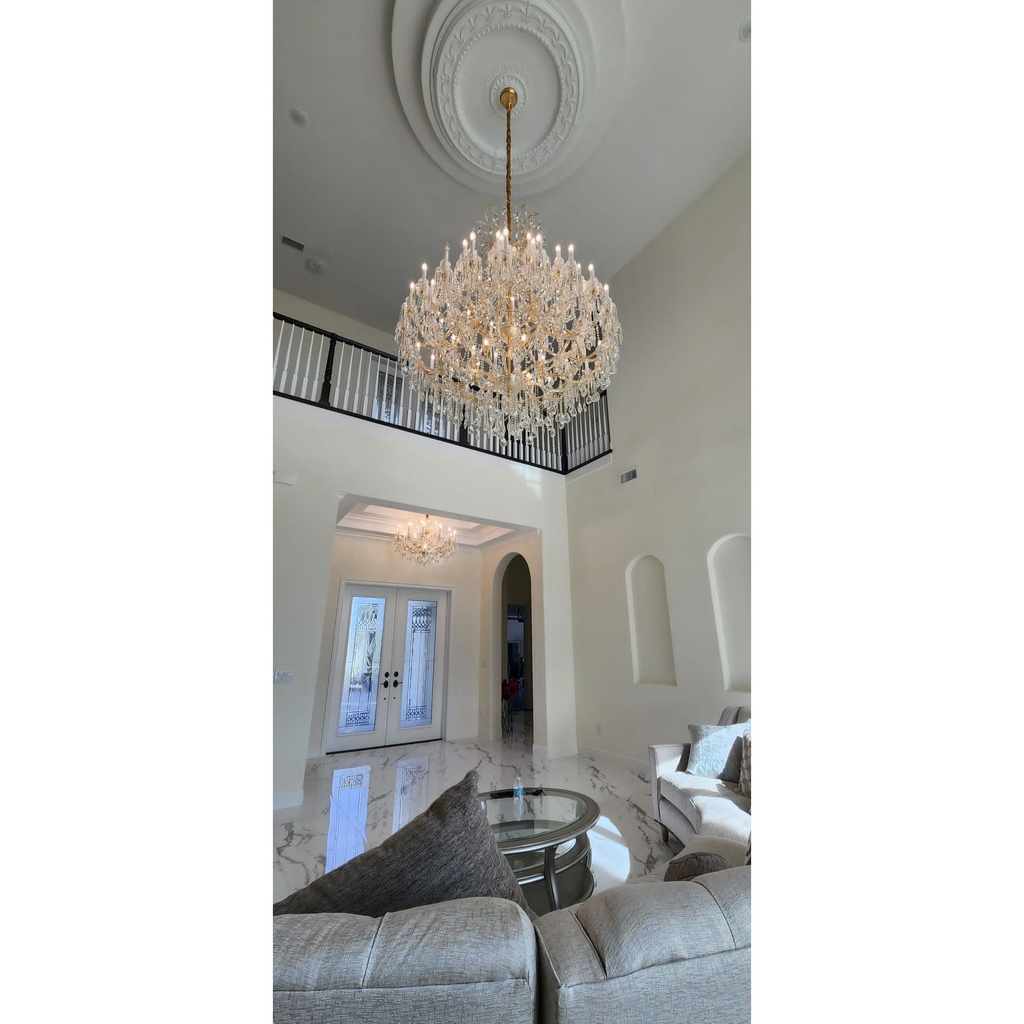 66L Rococo Foyer Classic Crystal Chandelier - Italian Concept -