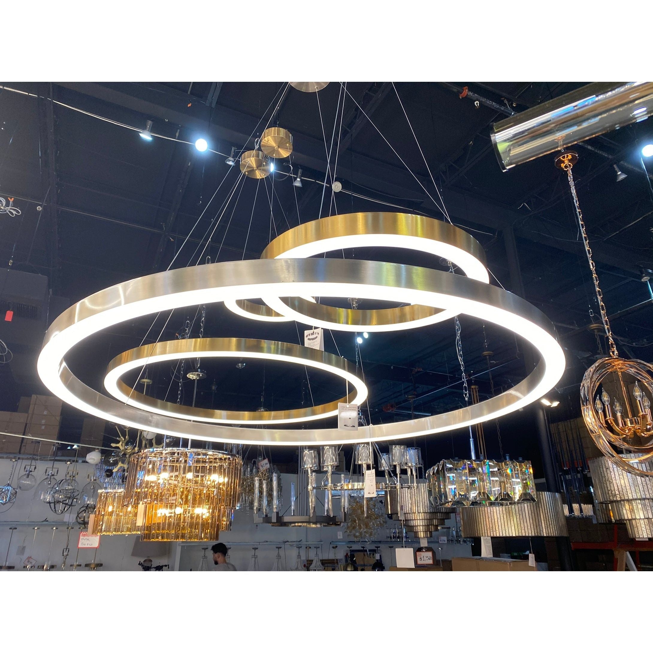 Liana Round Ring LED Chandelier - Italian Concept