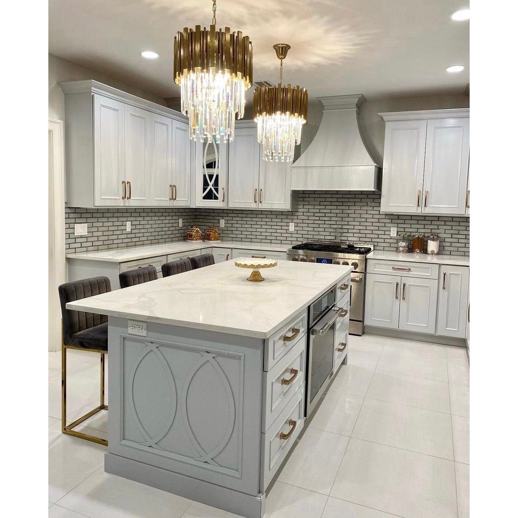 Colonnade Tiered Round Crystal Chandelier - Italian Concept -