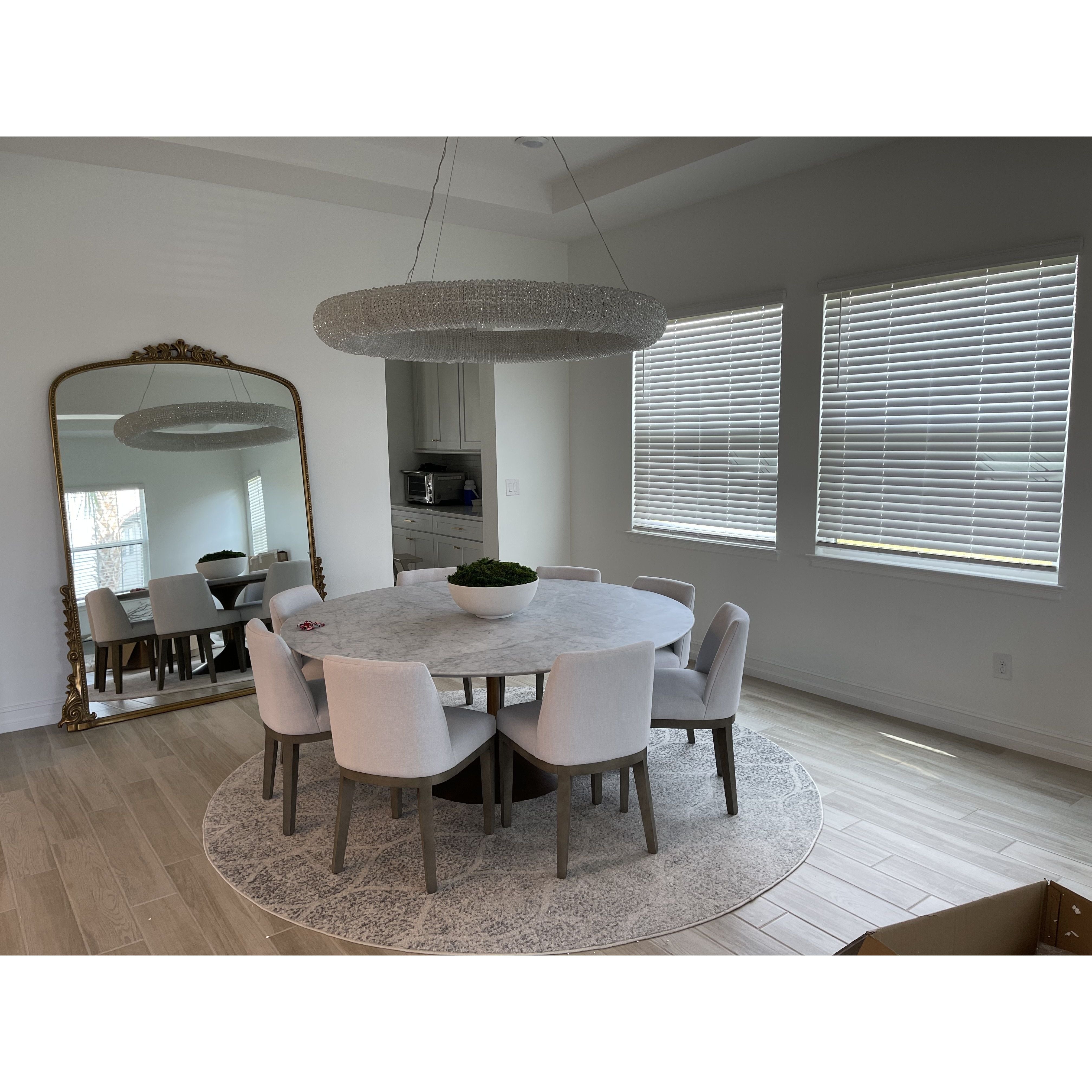 Empire Round Crystal Ring Beaded Chandelier - Italian Concept