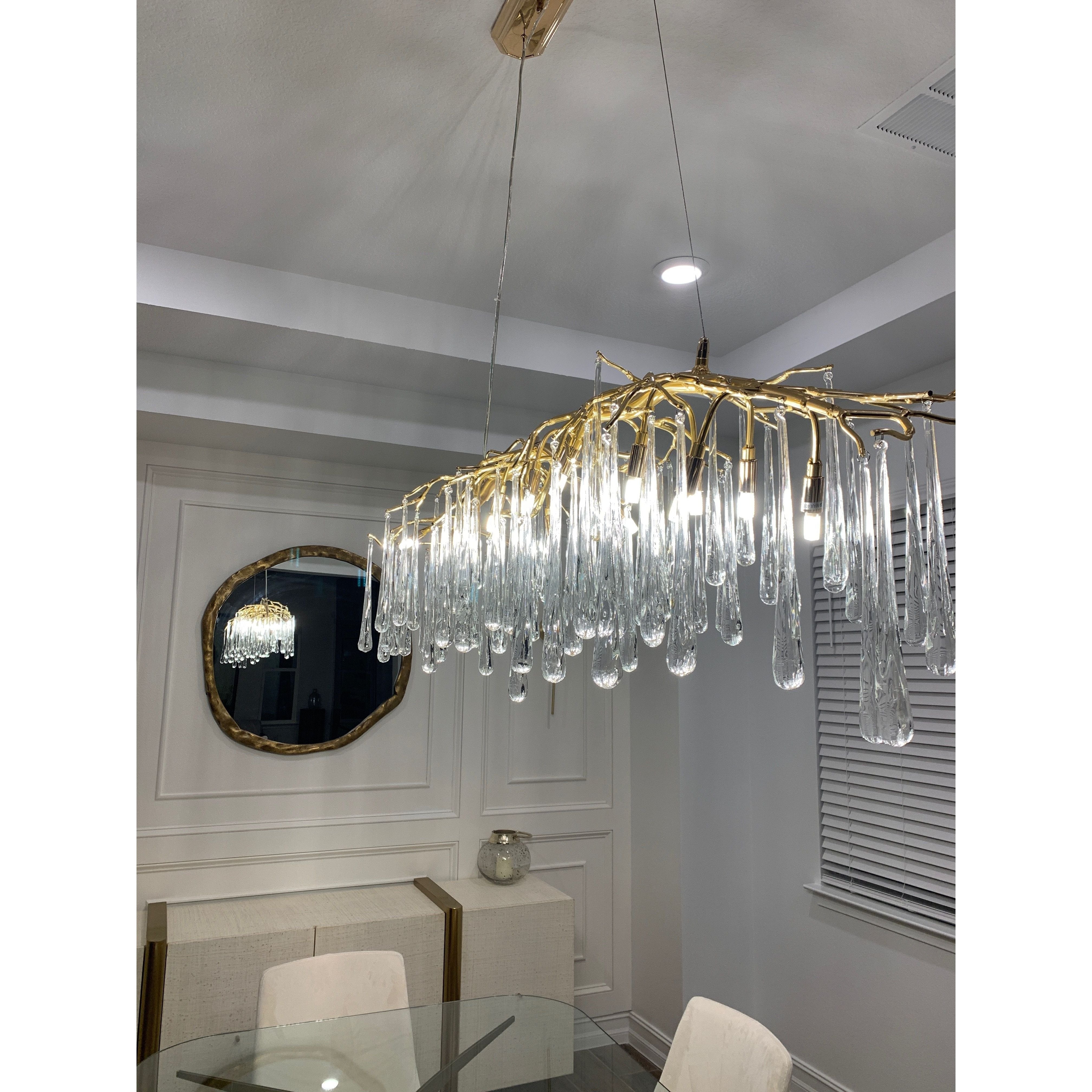 Lukas Linear Organic Branching Chandelier - Italian Concept