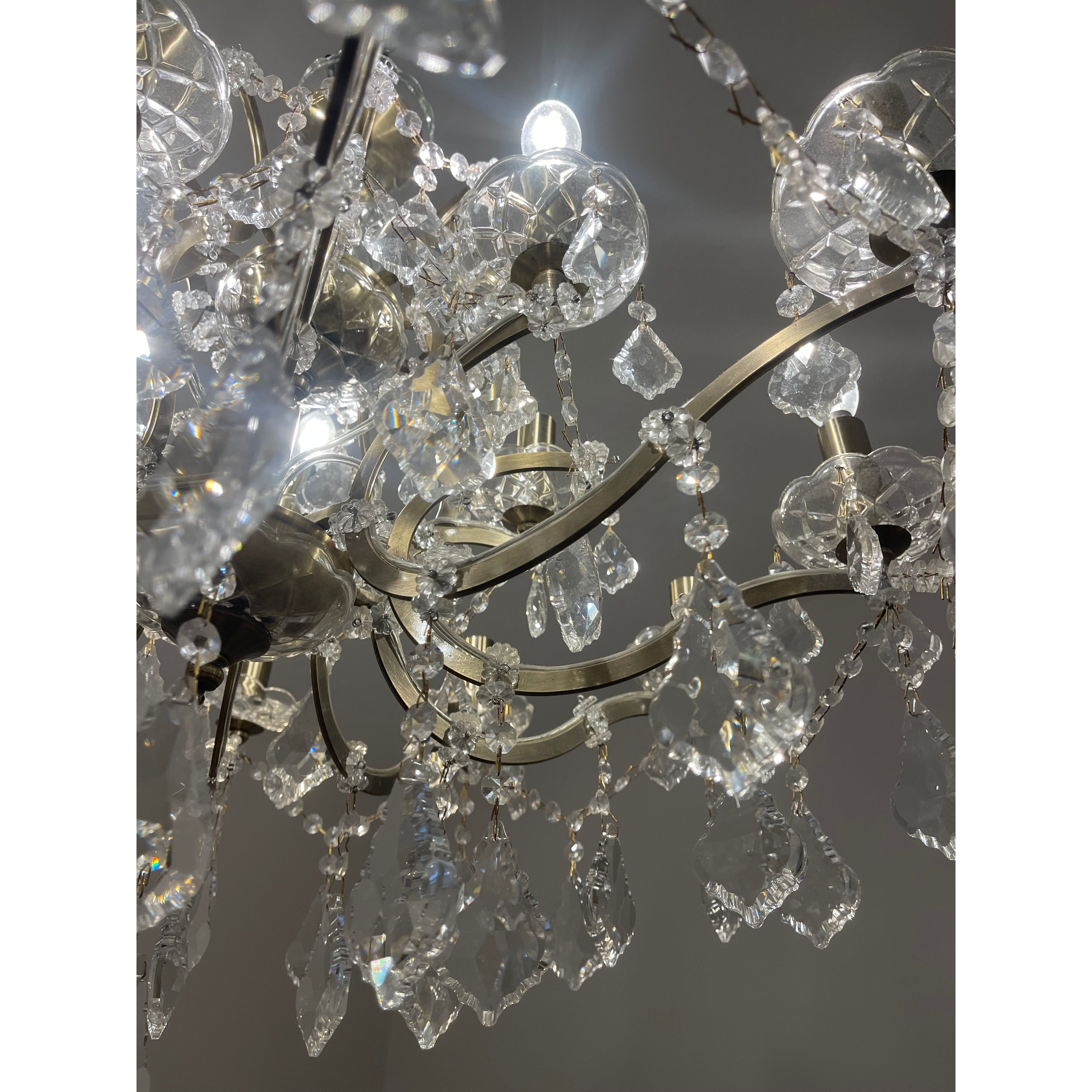 15 Light Rococo Maria Theresa Crystal Chandelier - Italian Concept