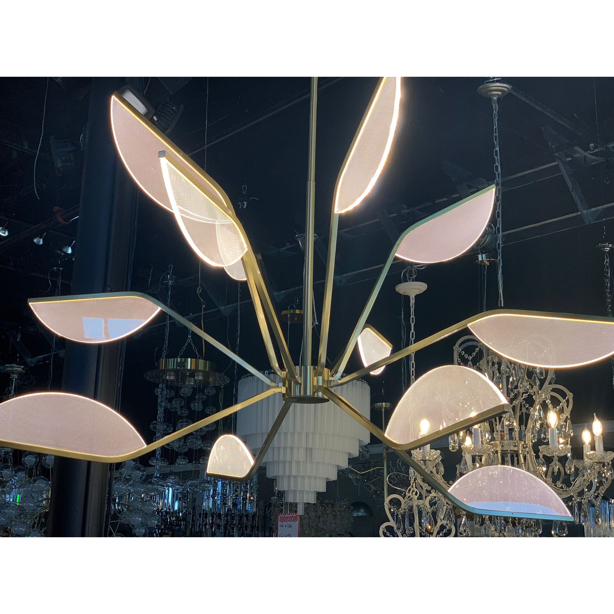 Chiari Flower Leaf LED Chandelier - Italian Concept -