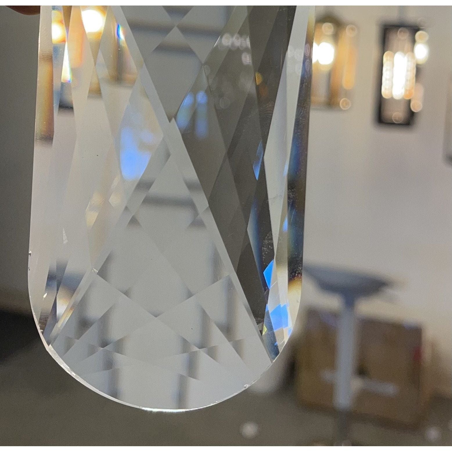 Abrielle Crystal Rectangular Chandelier - Italian Concept -