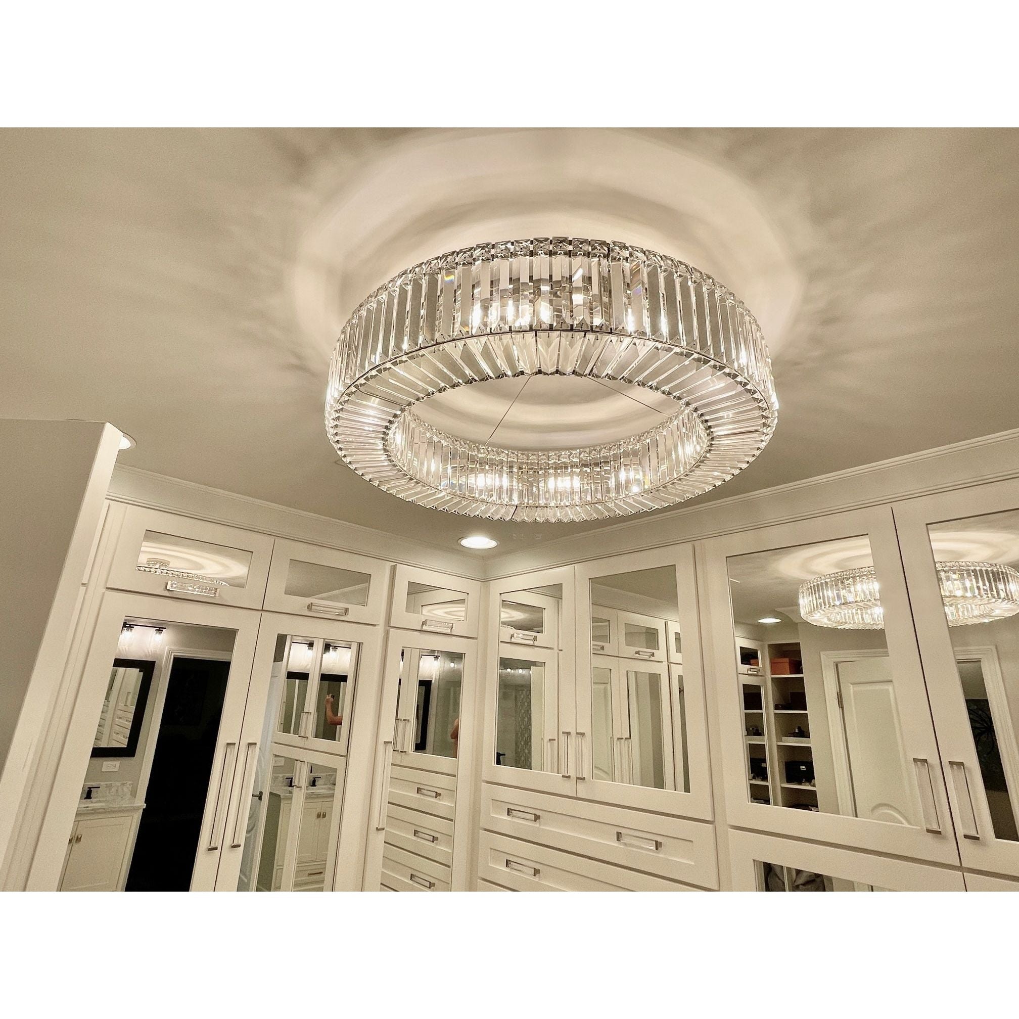 Jude Round Crystal Ring Chandelier - Italian Concept