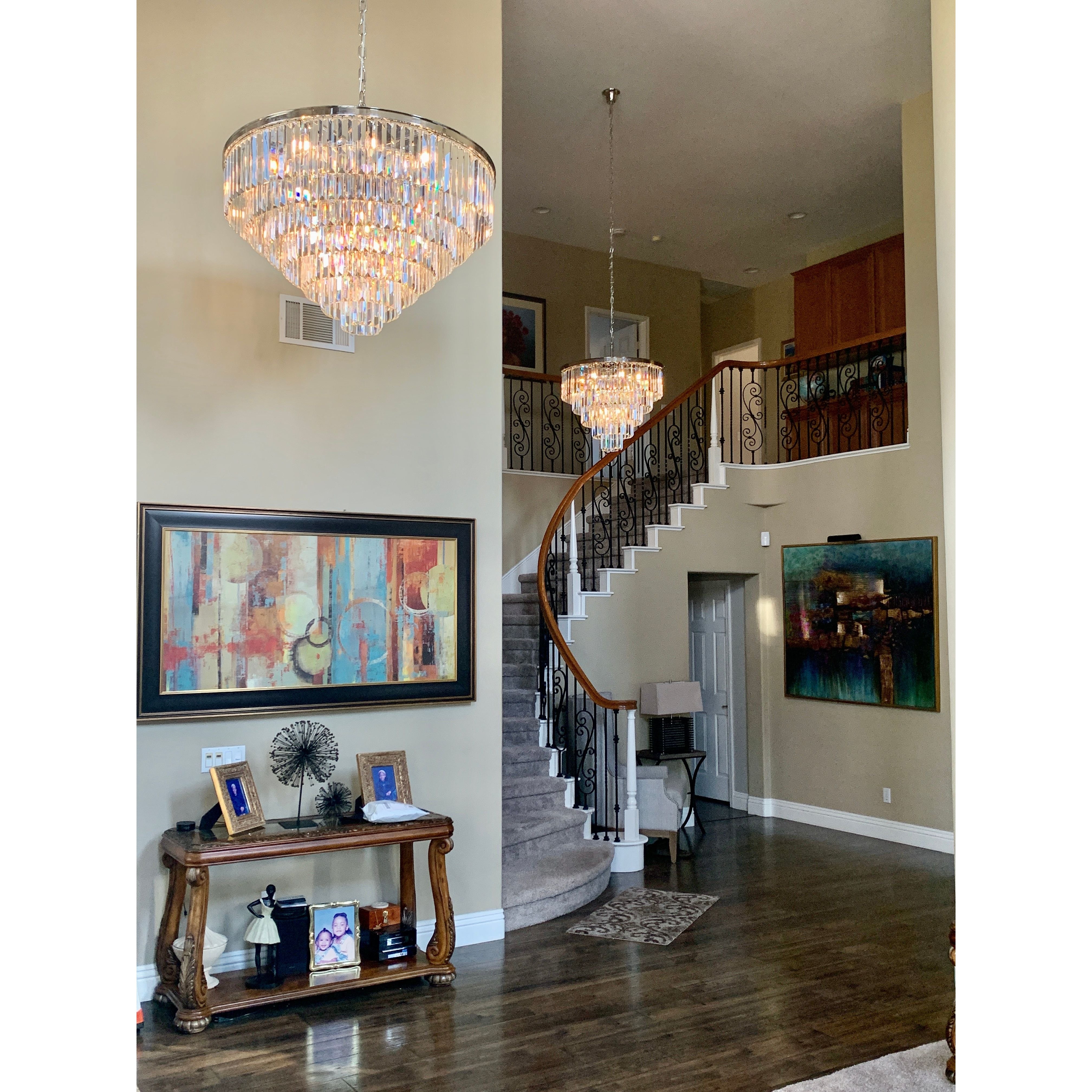7-Tier Odeon Crystal Fringe Chandelier - Italian Concept -
