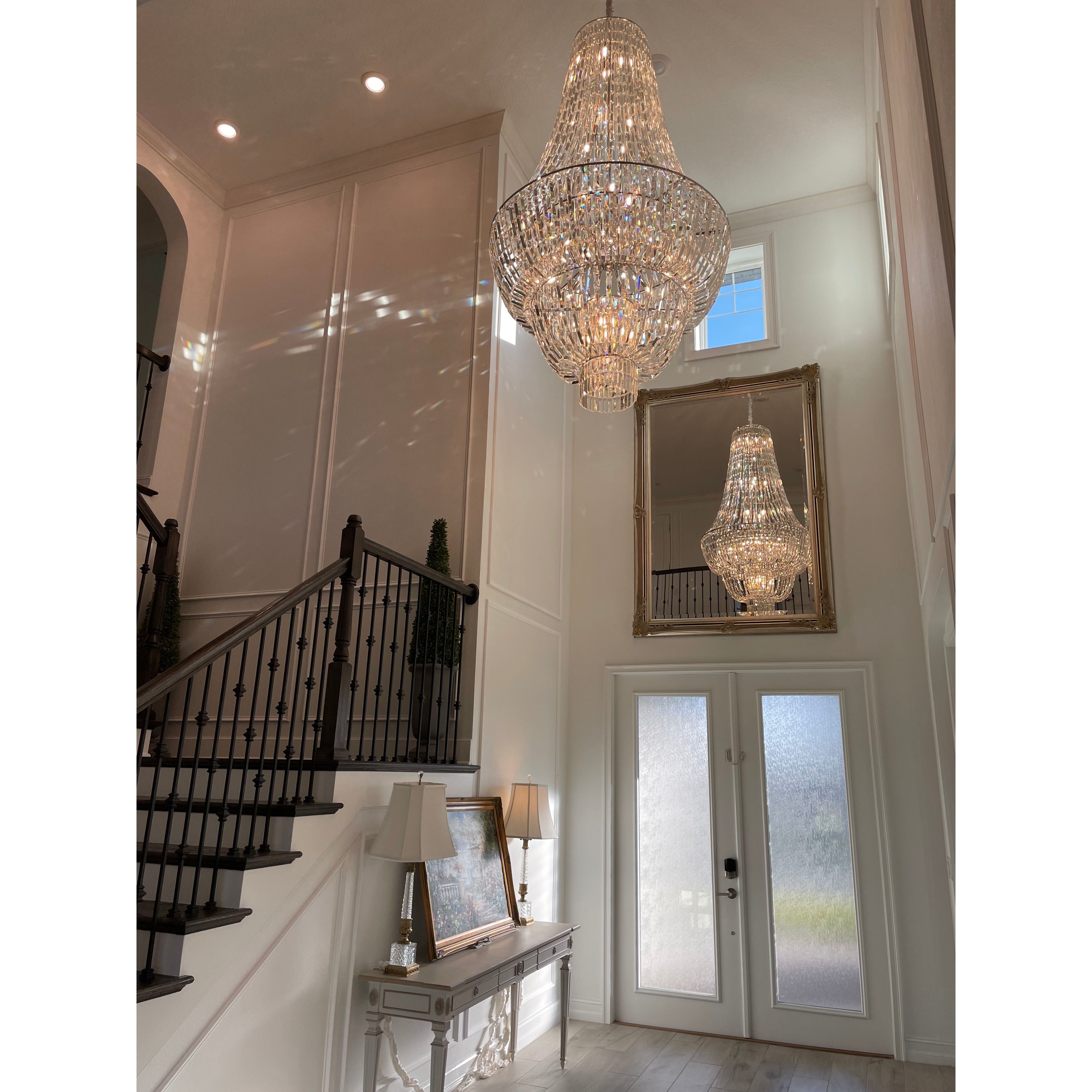 Andreas Empire Crystal Prysm Chandelier - Italian Concept -