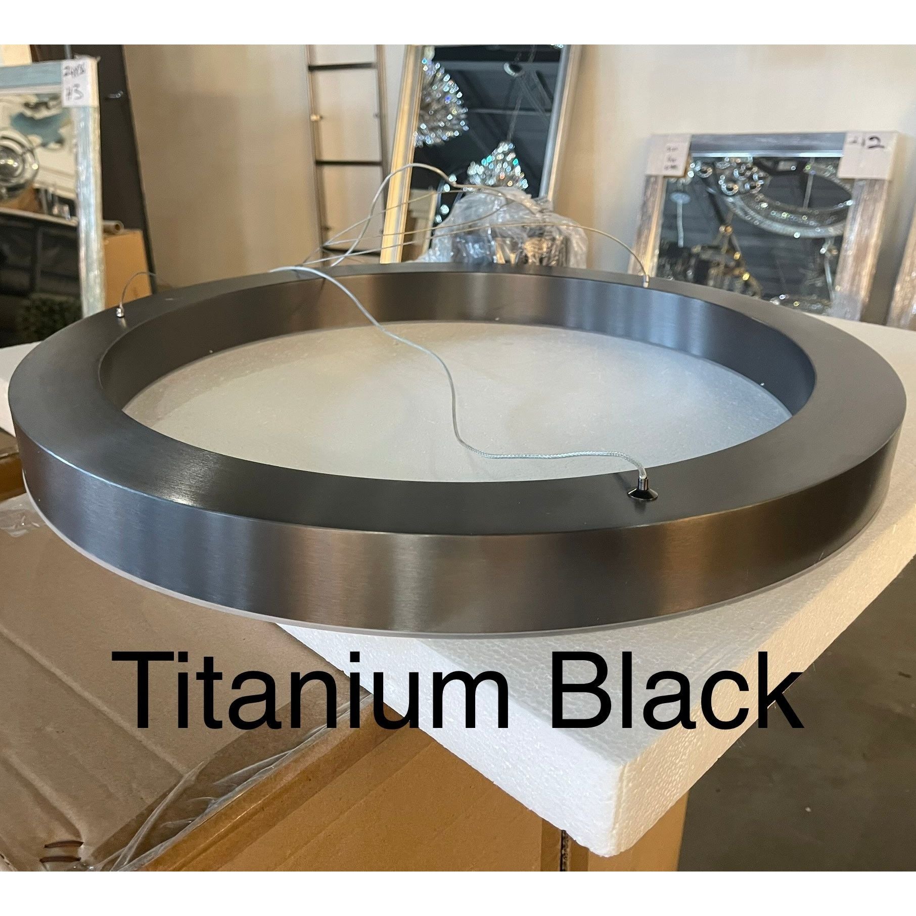 Liana Round 5-Ring LED Chandelier - Italian Concept