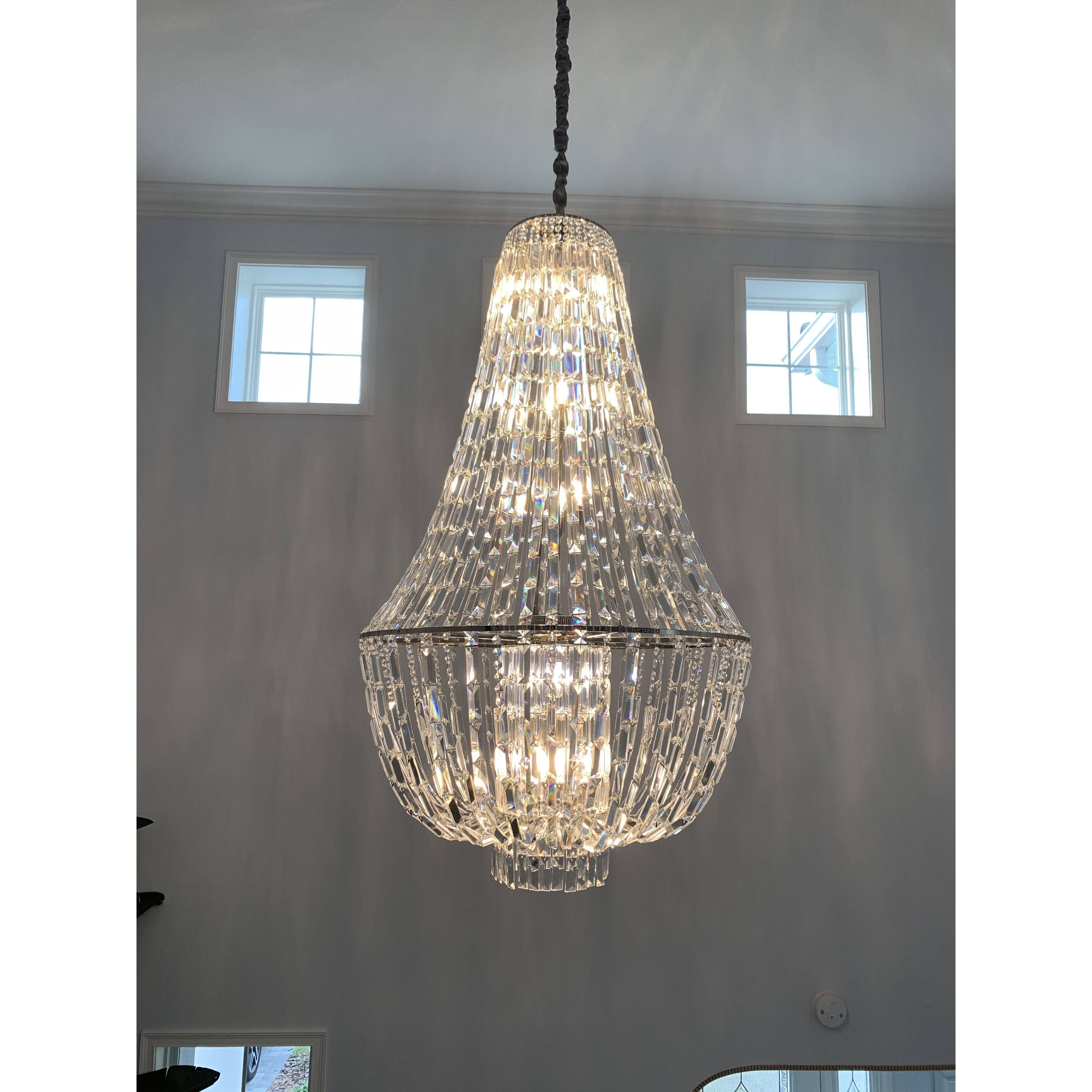 Andreas Empire Crystal Prysm Chandelier - Italian Concept -