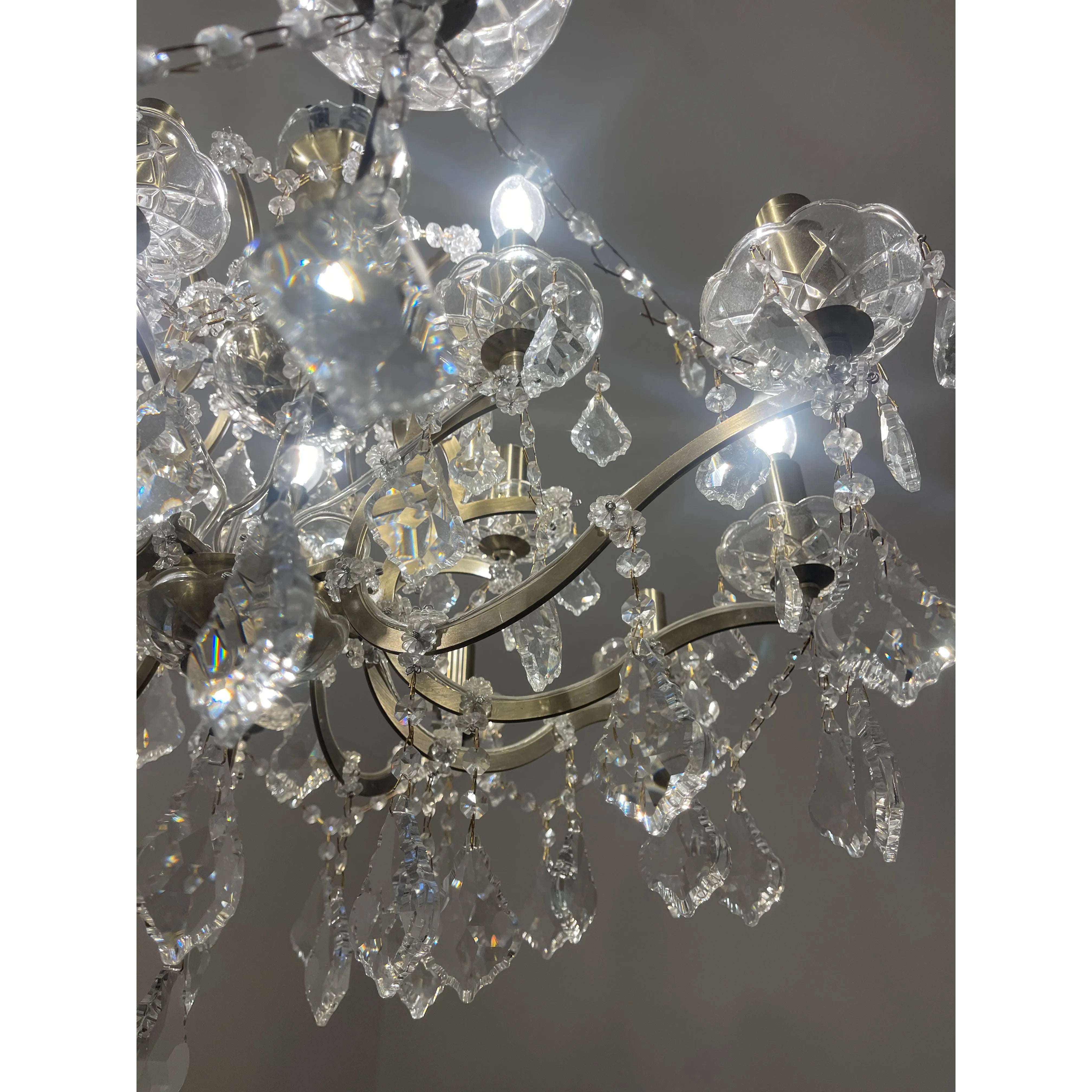 18 Light Maria Theresa Crystal Chandelier - Italian Concept -