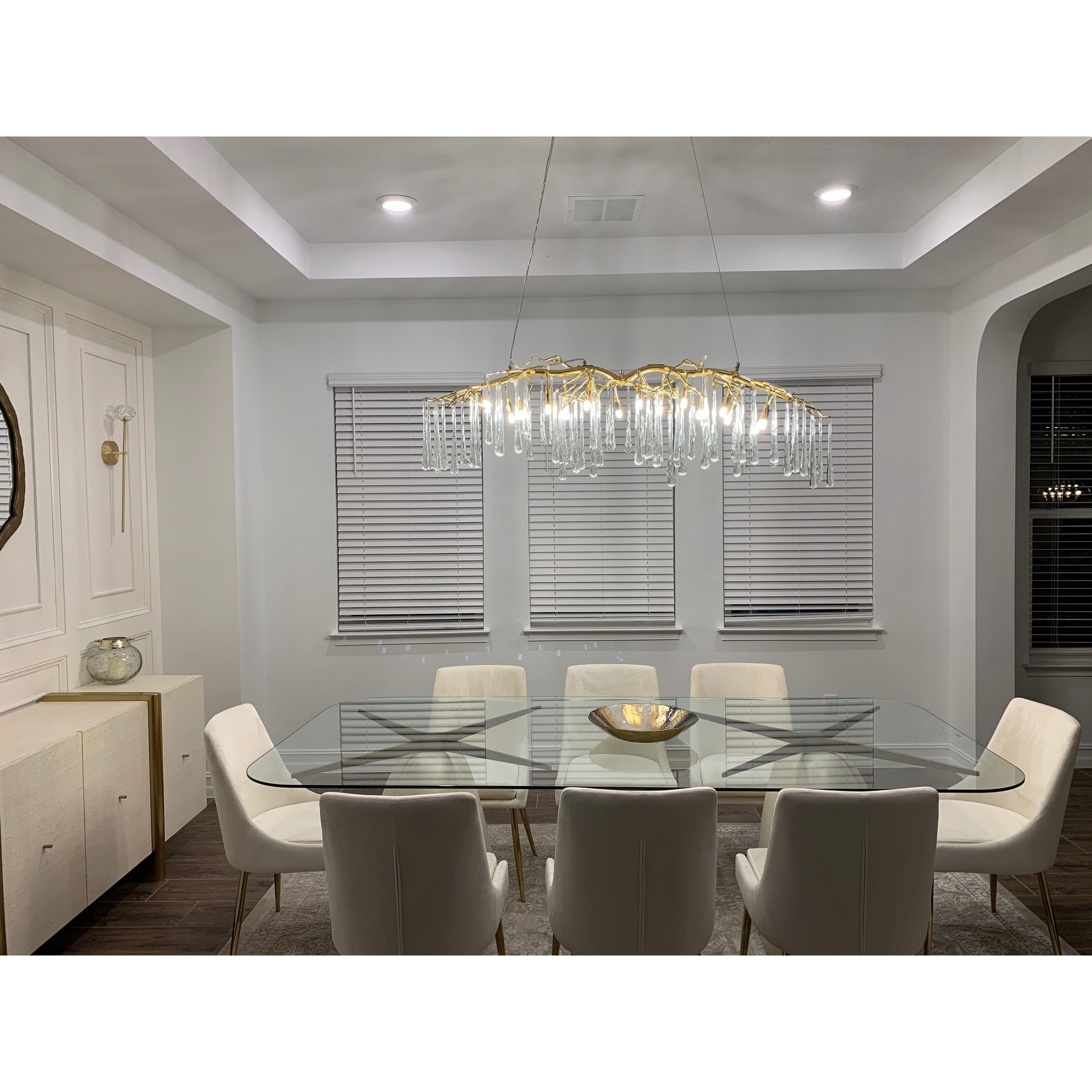 Lukas Linear Organic Branching Chandelier - Italian Concept