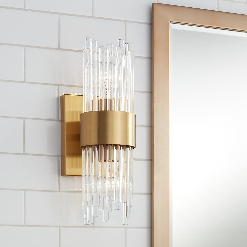 Cornice Tubular Glass Led Sconce - Italian Concept