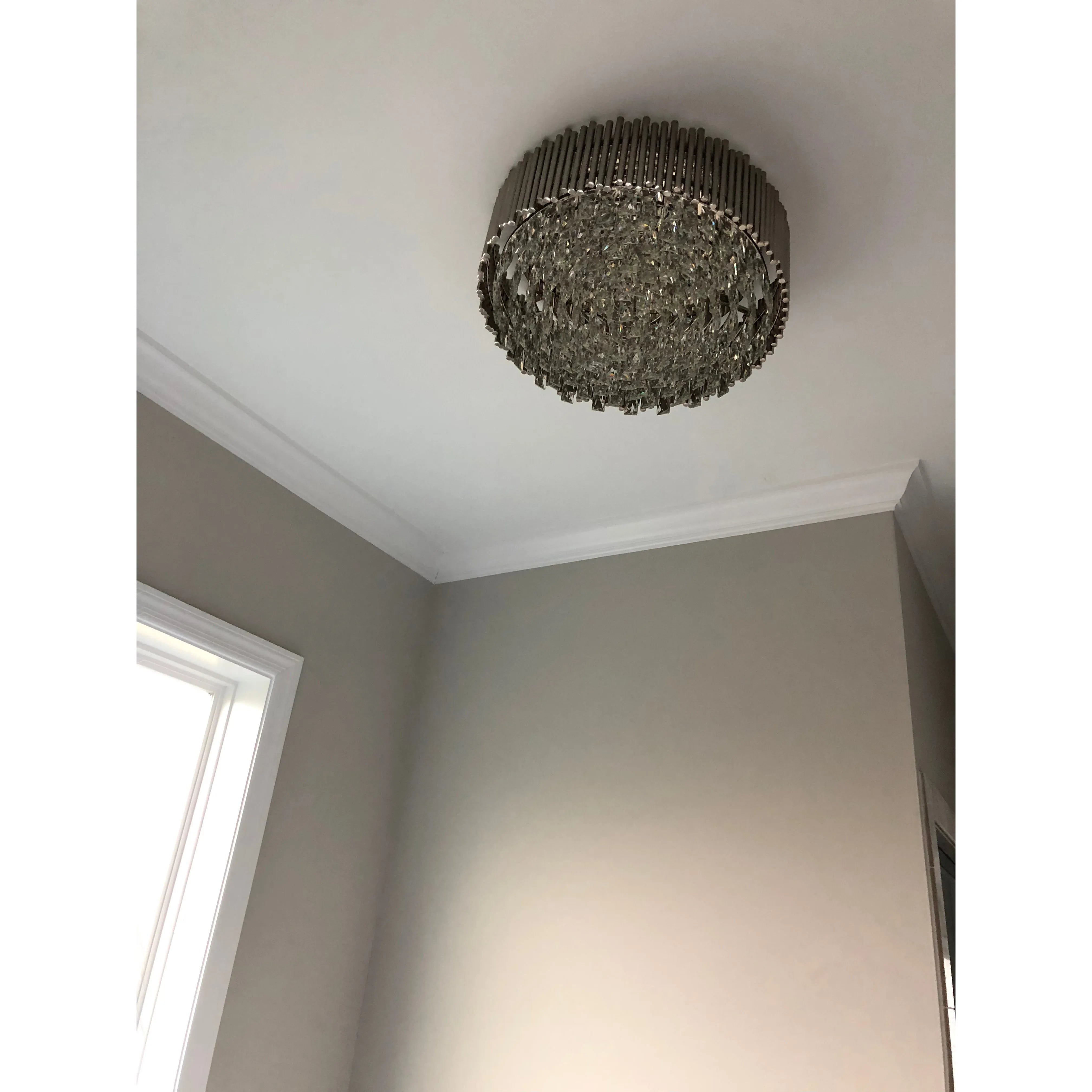 Brace Flushmount 24"W Chandelier - Italian Concept -