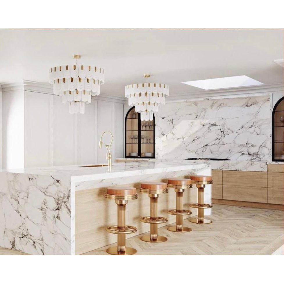 Jacques Brass Crystal Round Chandelier - Italian Concept