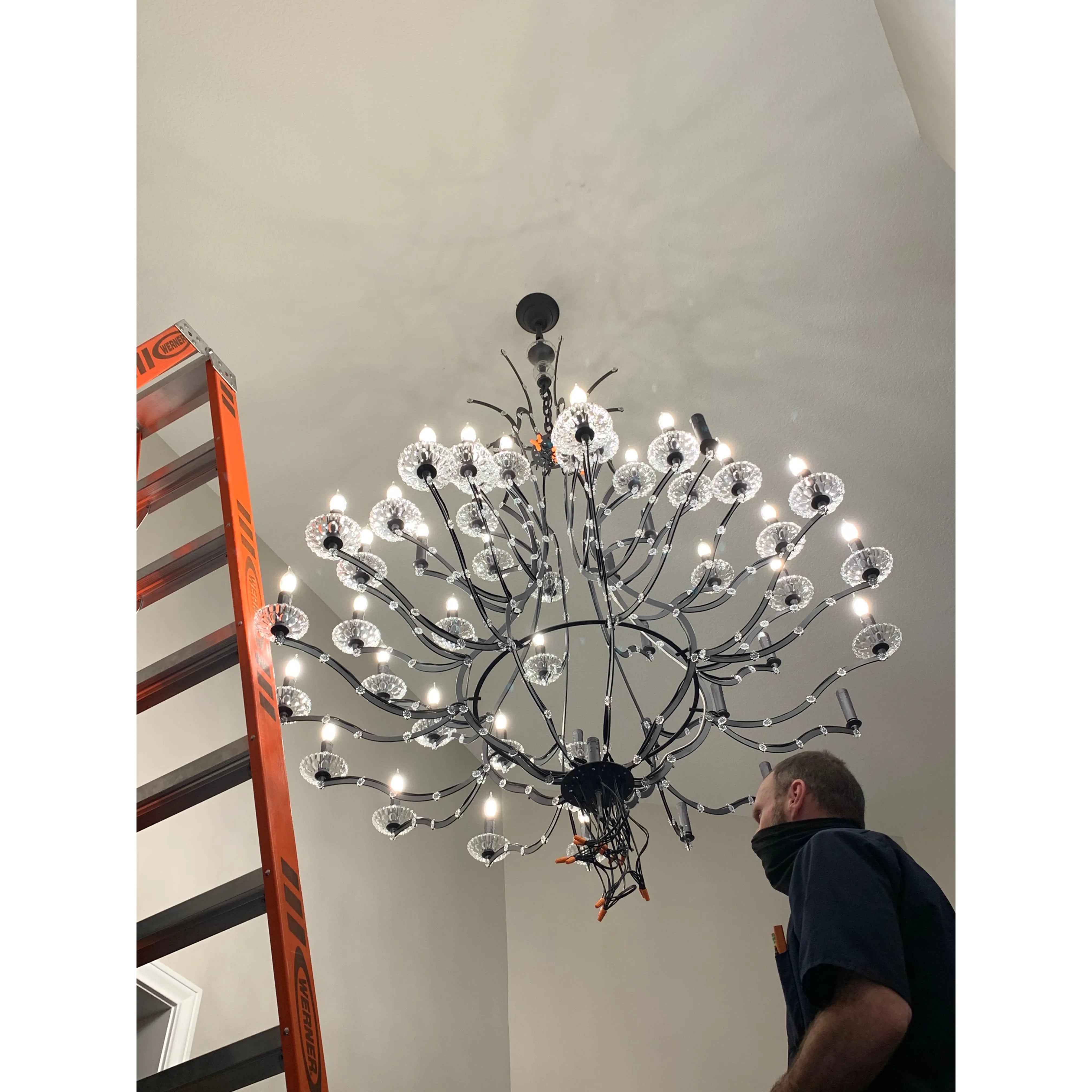 50 Light 60” Rococo Maria Theresa Crystal Chandelier - Italian Concept -