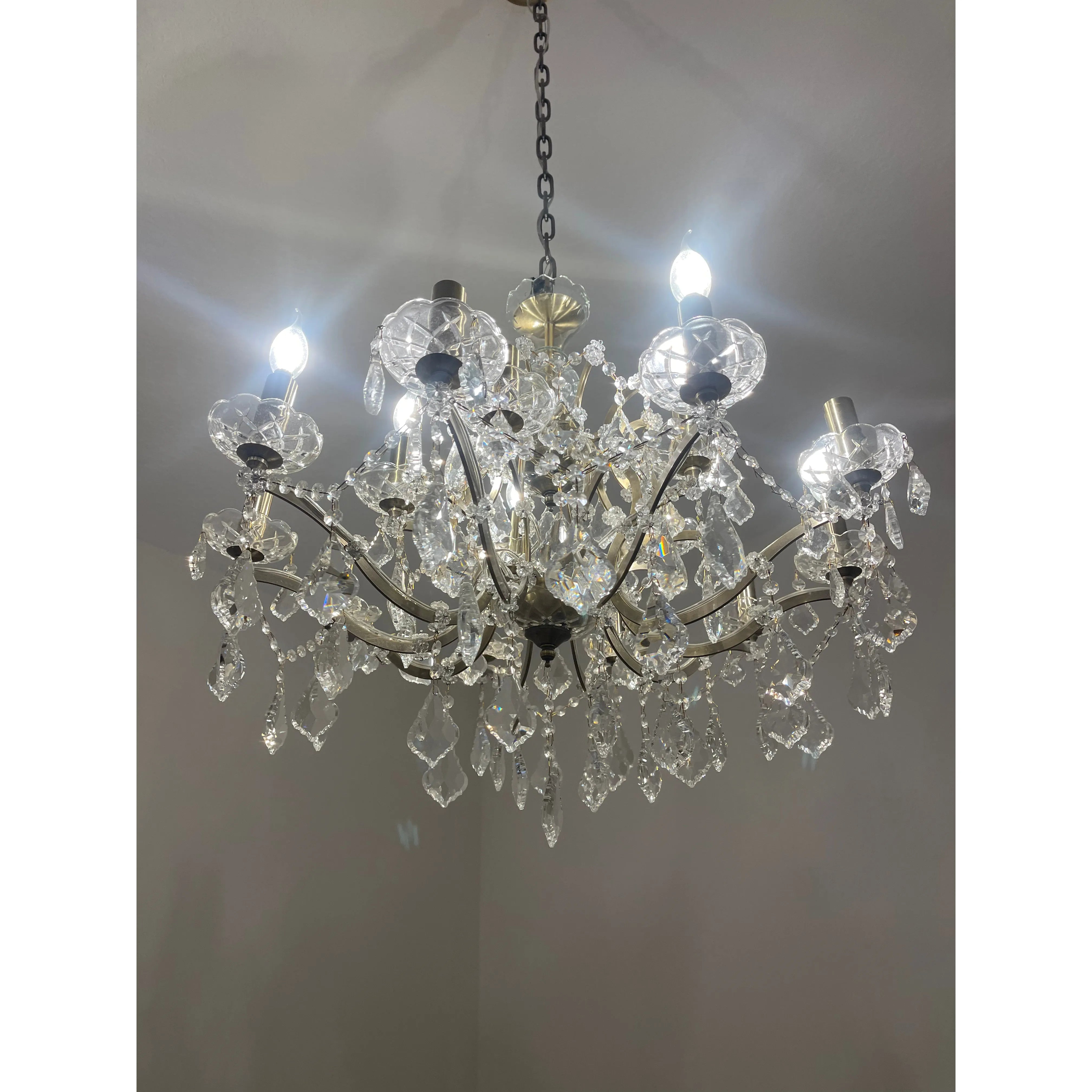 15 Light Rococo Maria Theresa Crystal Chandelier - Italian Concept -
