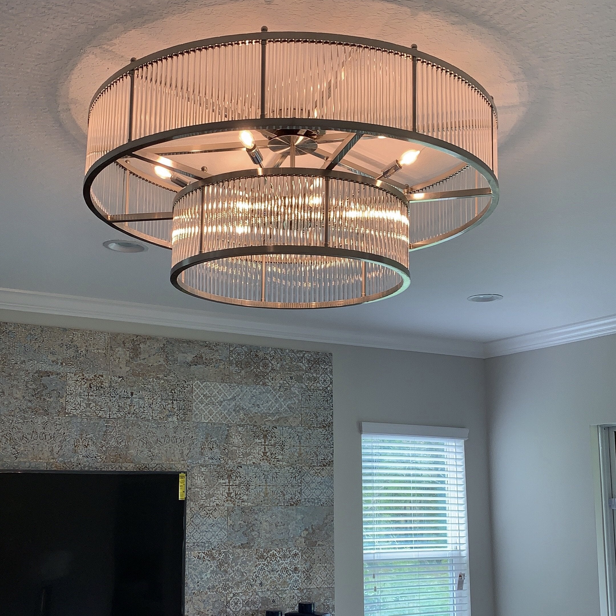 Manor Grande Round Crystal Chandelier - Italian Concept